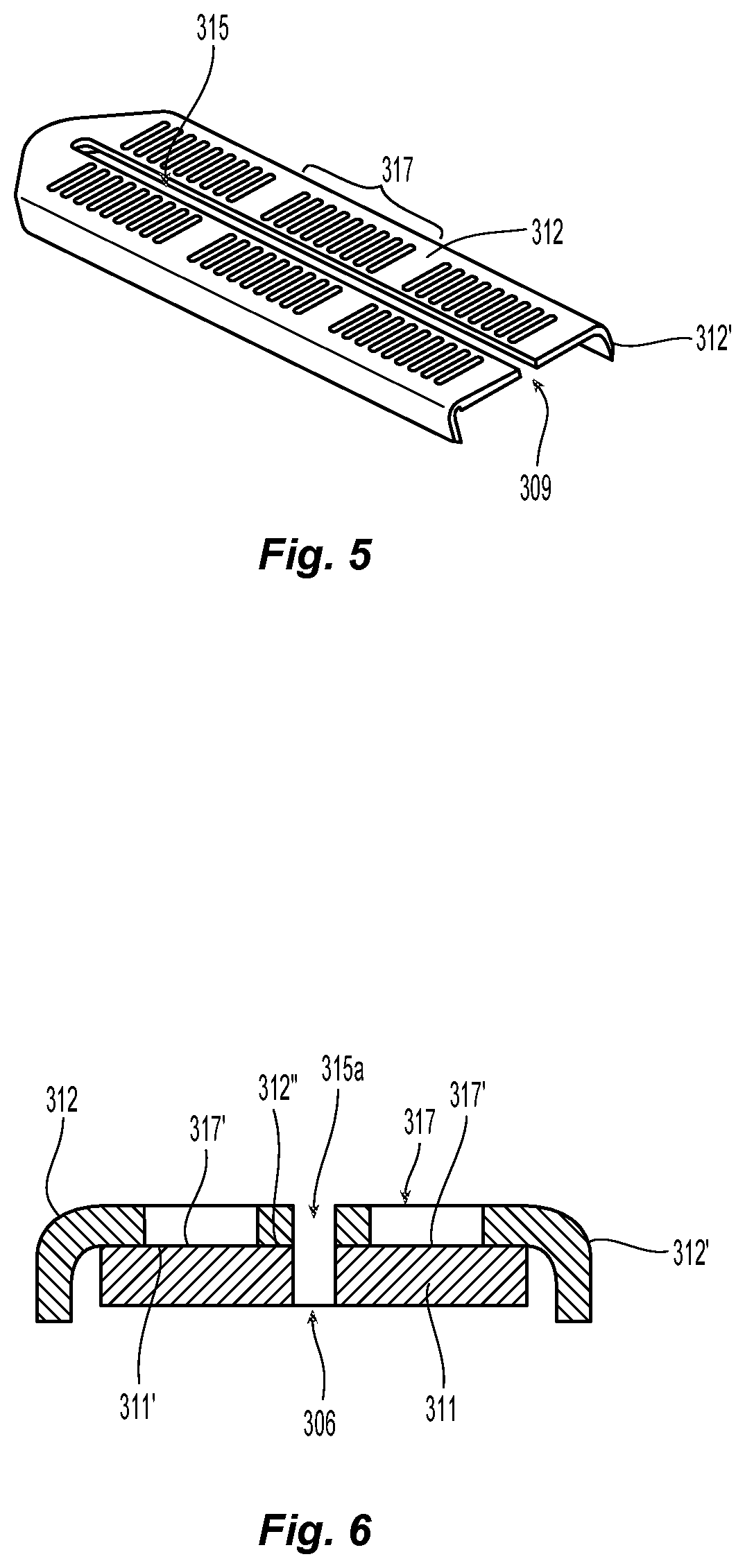 Patent US11779386 Figure 6 – Two-part seal plate for vessel sealer and method of manufacturing same