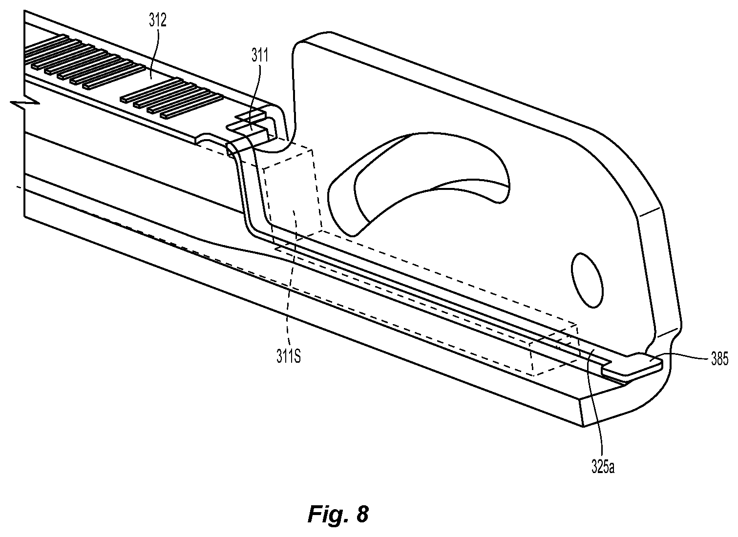 Patent US11779386 Figure 8 – Two-part seal plate for vessel sealer and method of manufacturing same