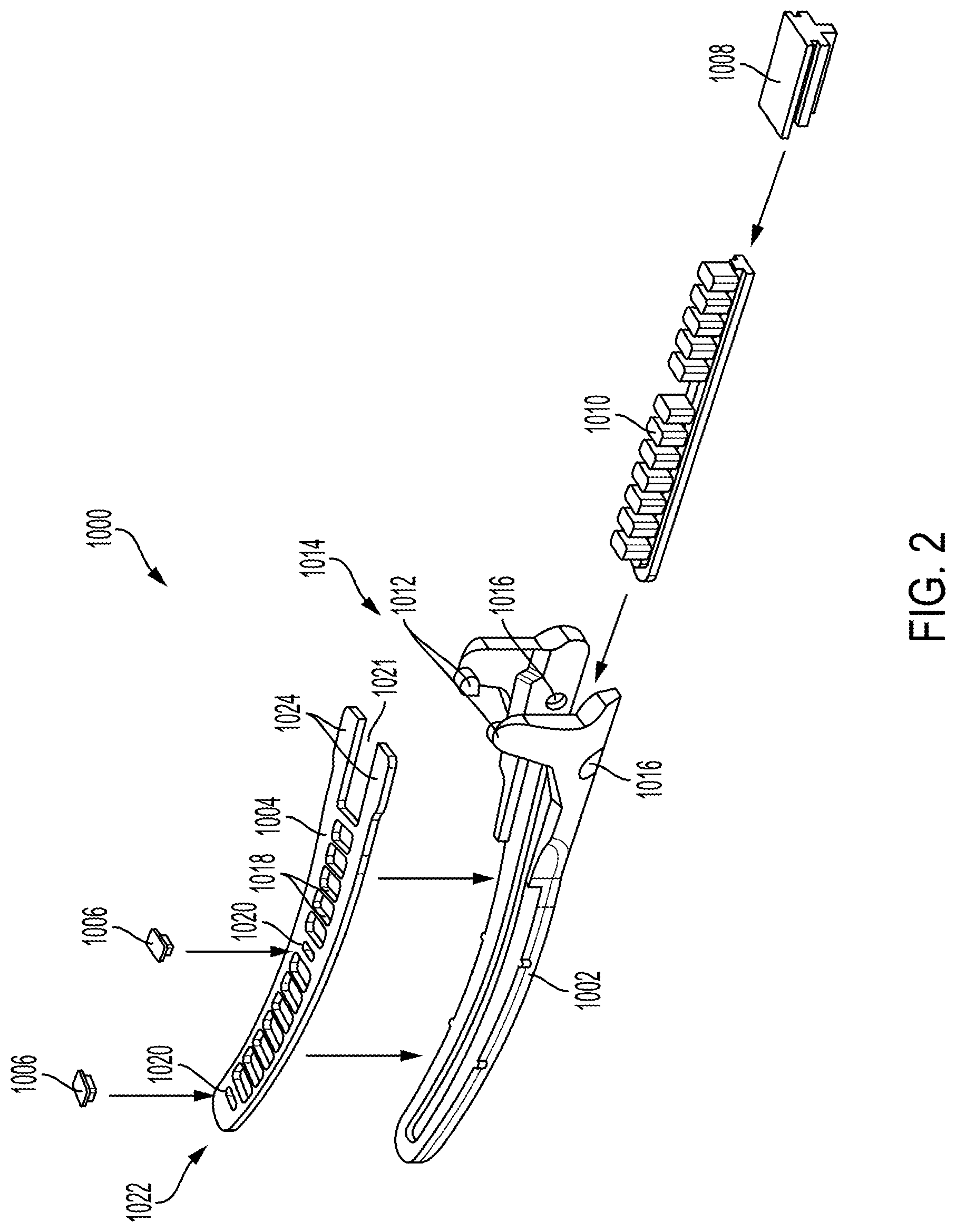 Patent US11779387 Figure 2 – Clamp arm jaw to minimize tissue sticking and improve tissue control