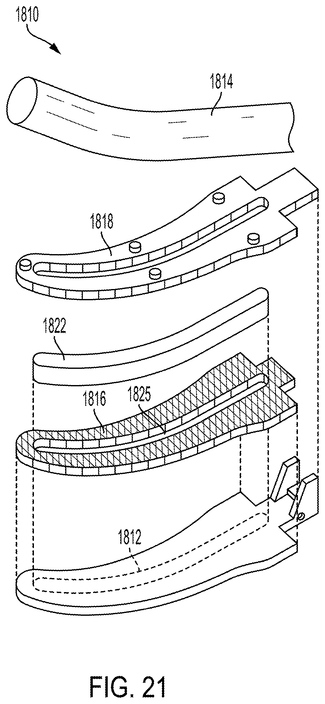 Patent US11779387 Figure 11 – Clamp arm jaw to minimize tissue sticking and improve tissue control