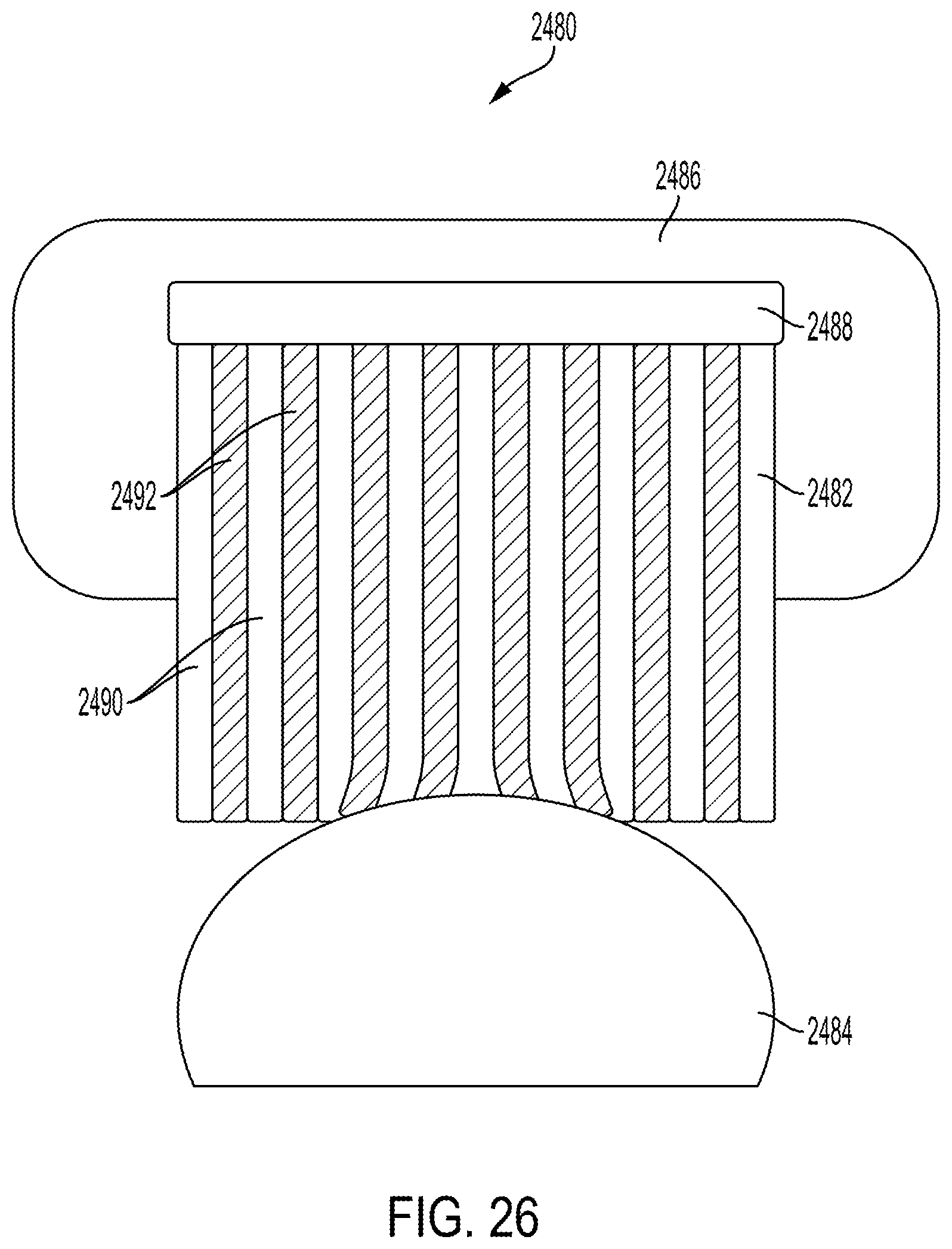 Patent US11779387 Figure 14 – Clamp arm jaw to minimize tissue sticking and improve tissue control