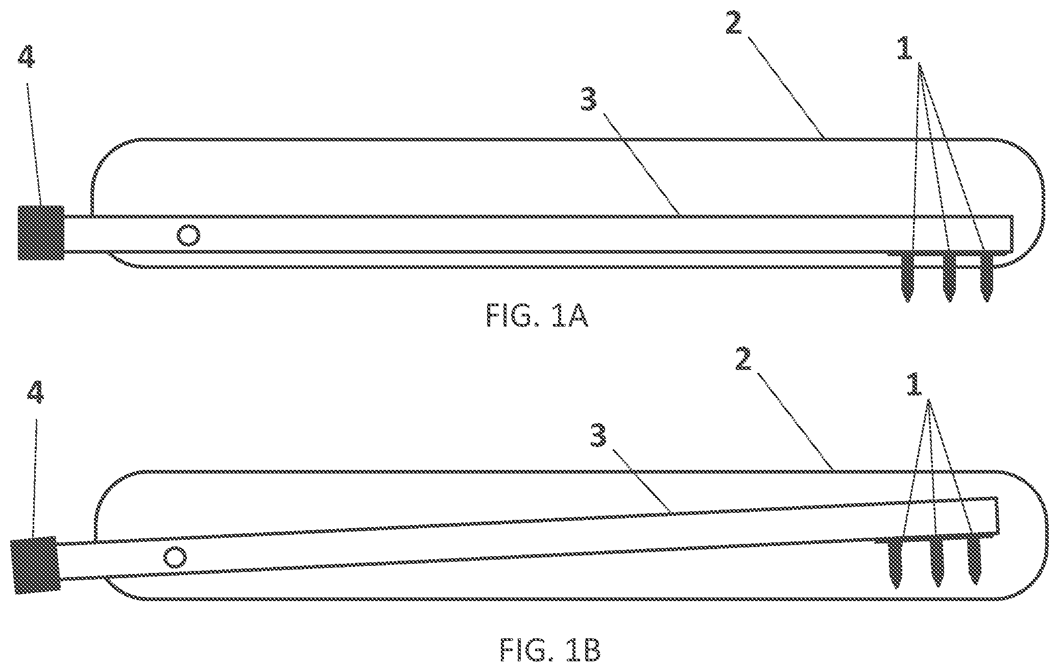 Patent US11779388 — RF fractional device for treatment at different tissue depths — Figure 1