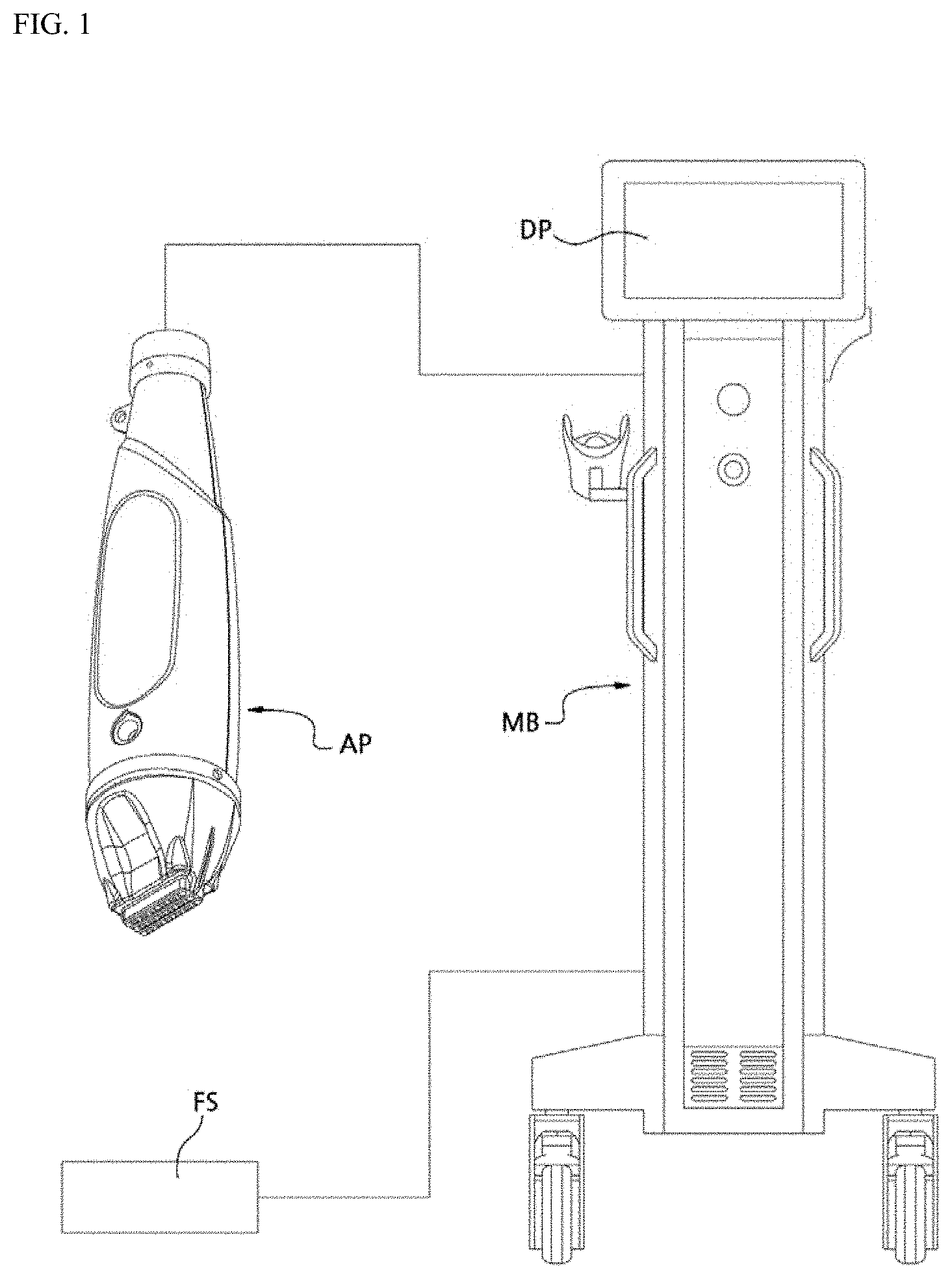 Patent US11779389 Figure 1 – Skin treatment device
