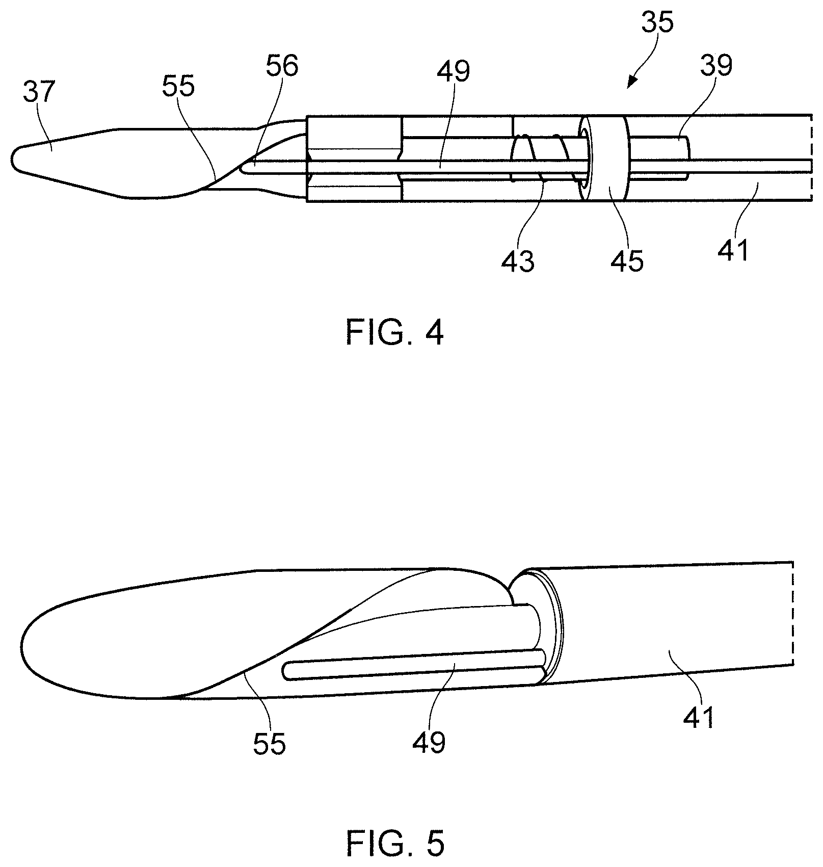 Patent US11779393 Figure 4 – Electrosurgical instrument