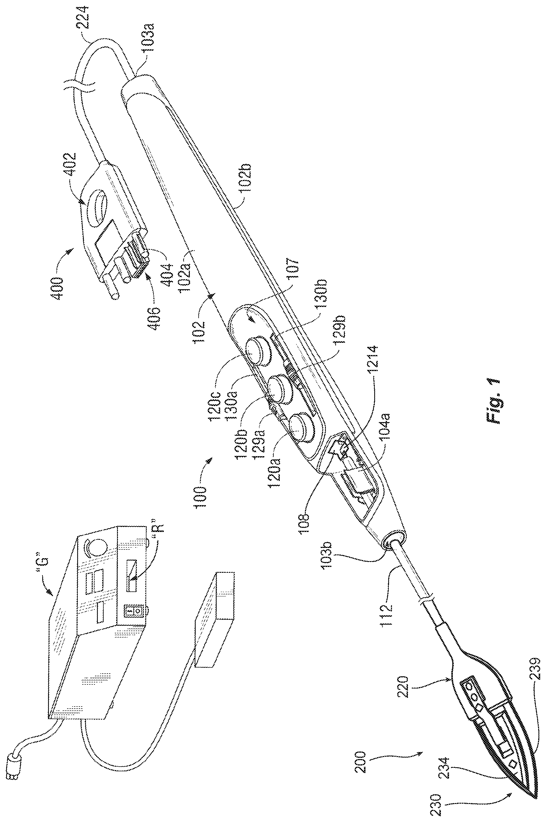 Patent US11779394 — Single-sided low profile end effector for bipolar pencil — Figure 1