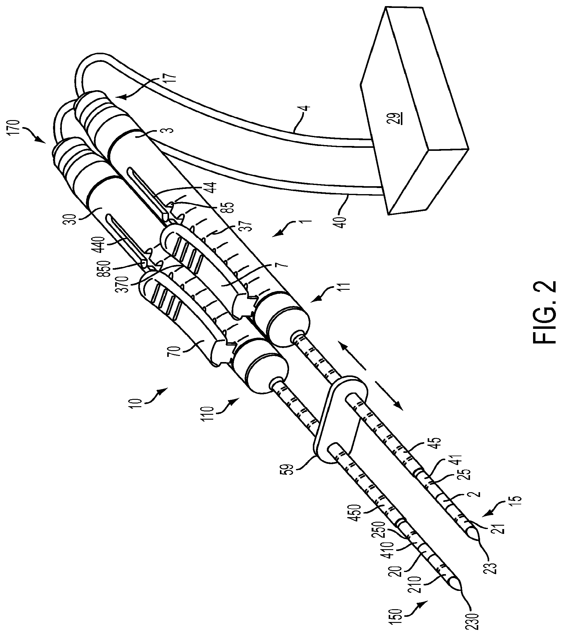 Patent US11779395 Figure 2 – Multiple treatment zone ablation probe
