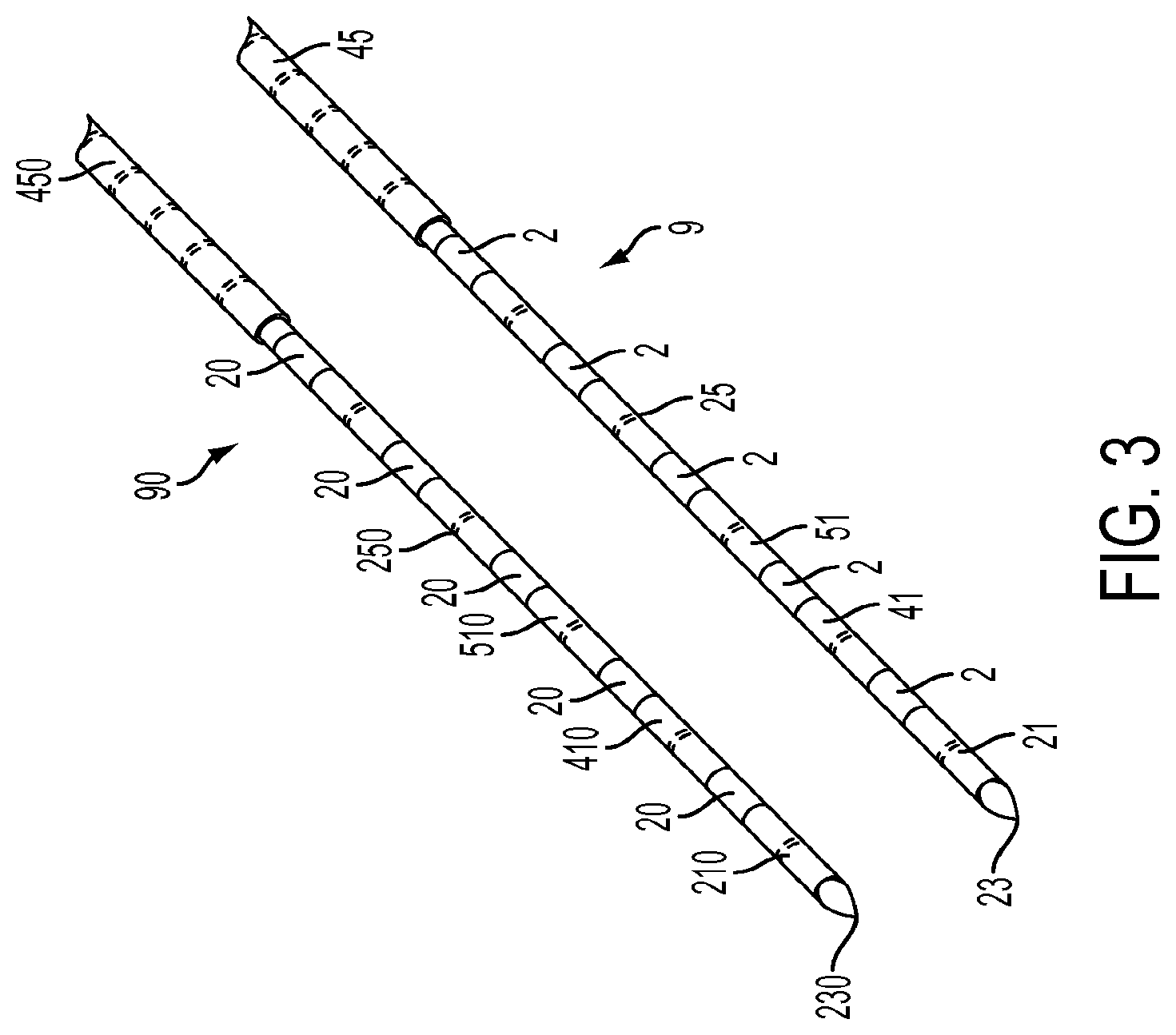 Patent US11779395 Figure 3 – Multiple treatment zone ablation probe