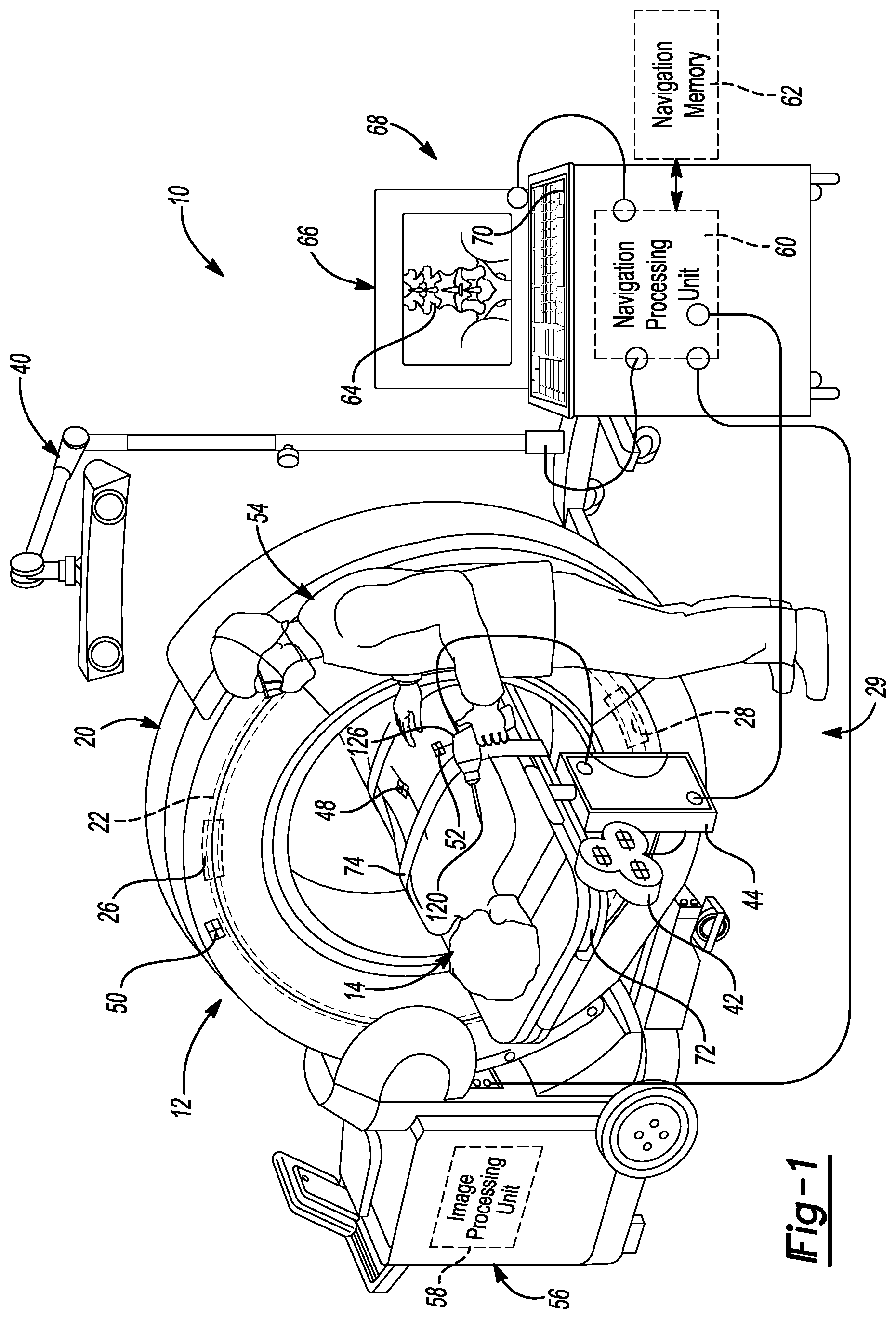 Patent US11779399 Figure 1 – Method and apparatus for image-based navigation