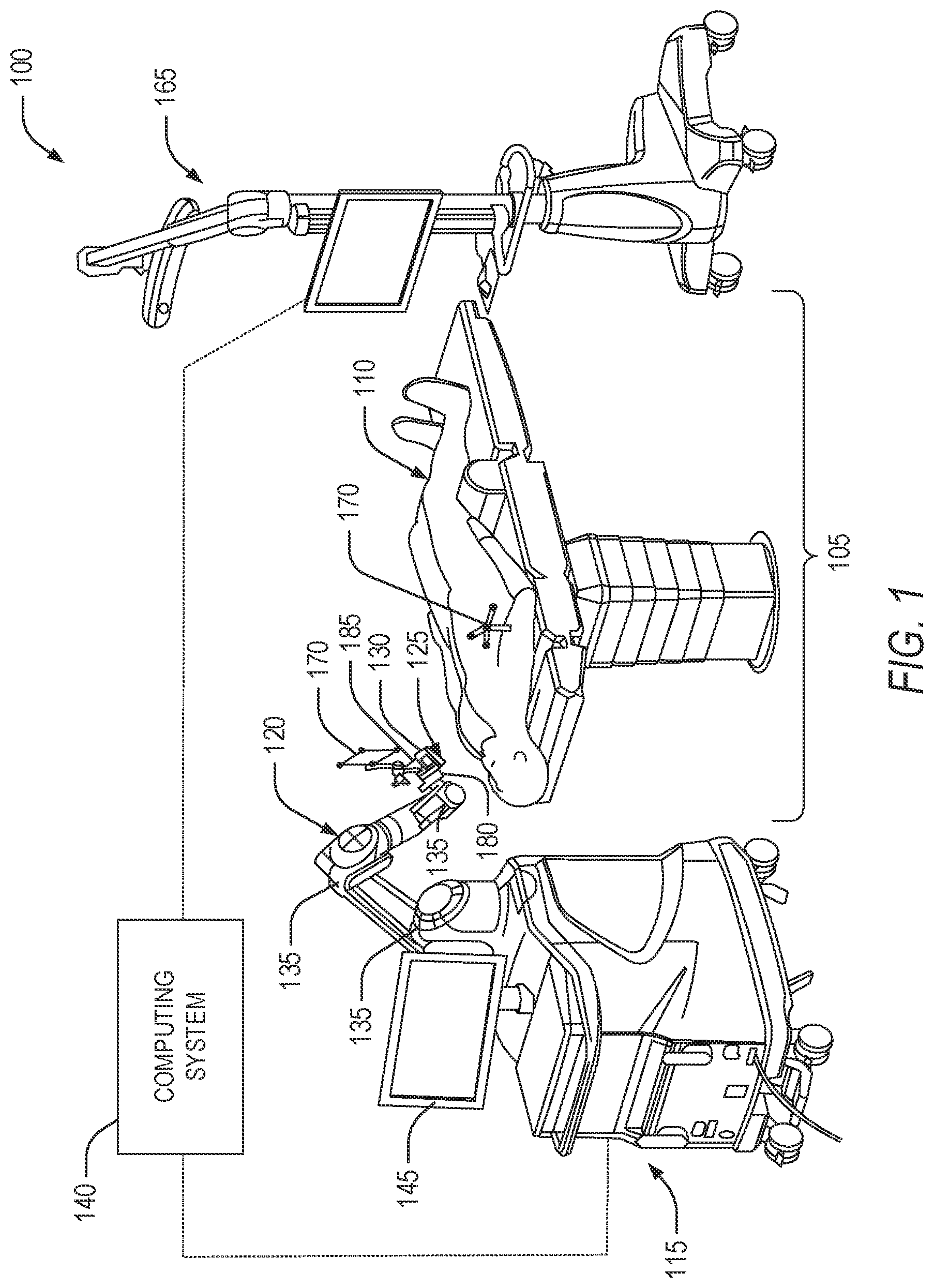 Patent US11779402 Figure 1 – Robotic shoulder repair and reconstruction
