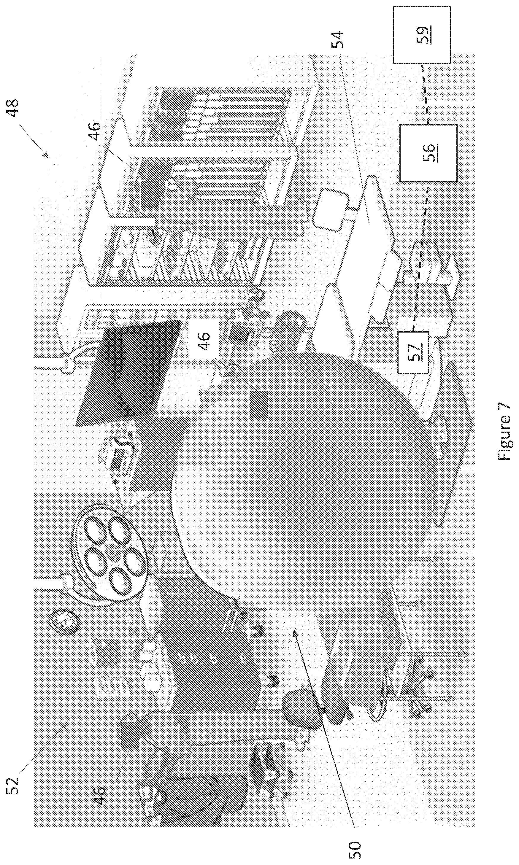 Patent US11779407 Figure 7 – Monitoring medical procedures by estimated radiation exposure