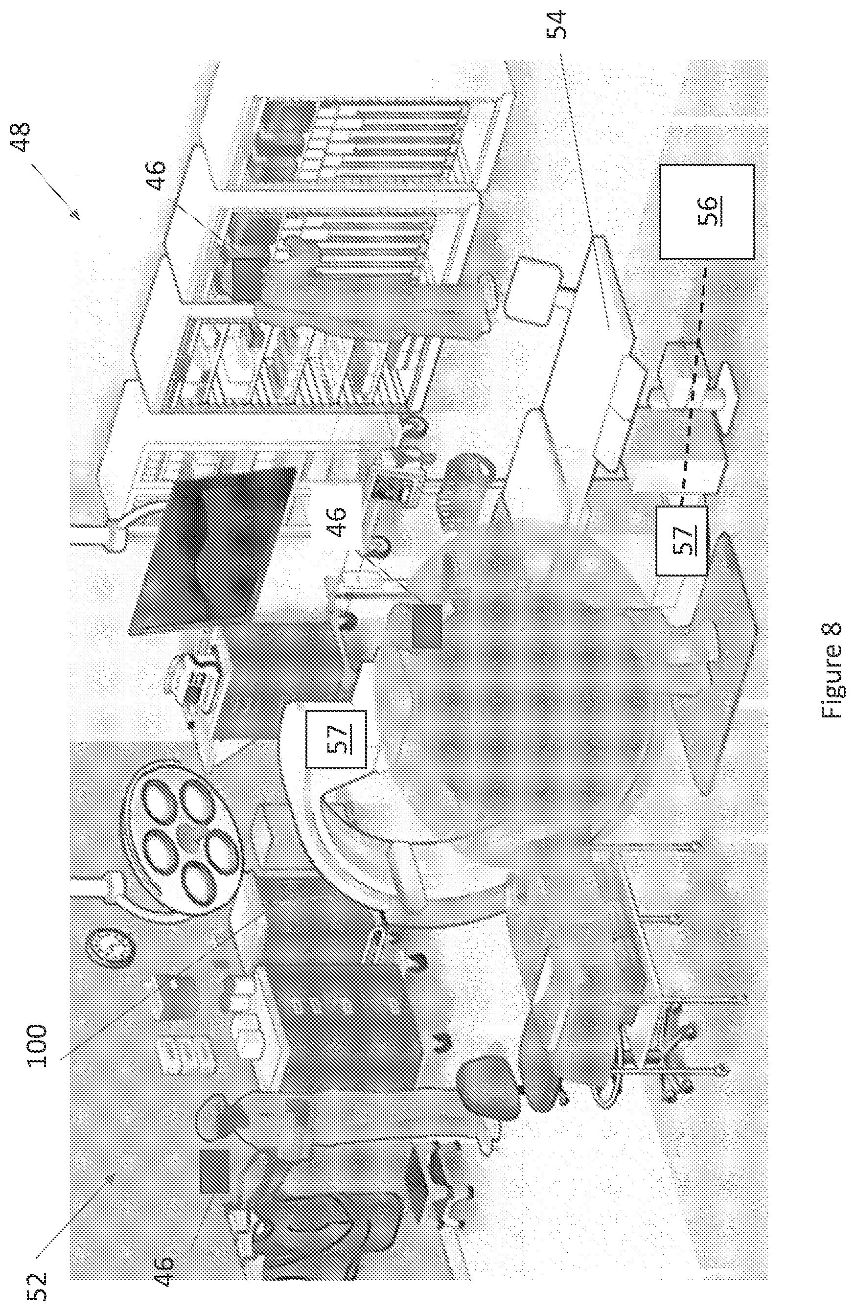 Patent US11779407 Figure 8 – Monitoring medical procedures by estimated radiation exposure