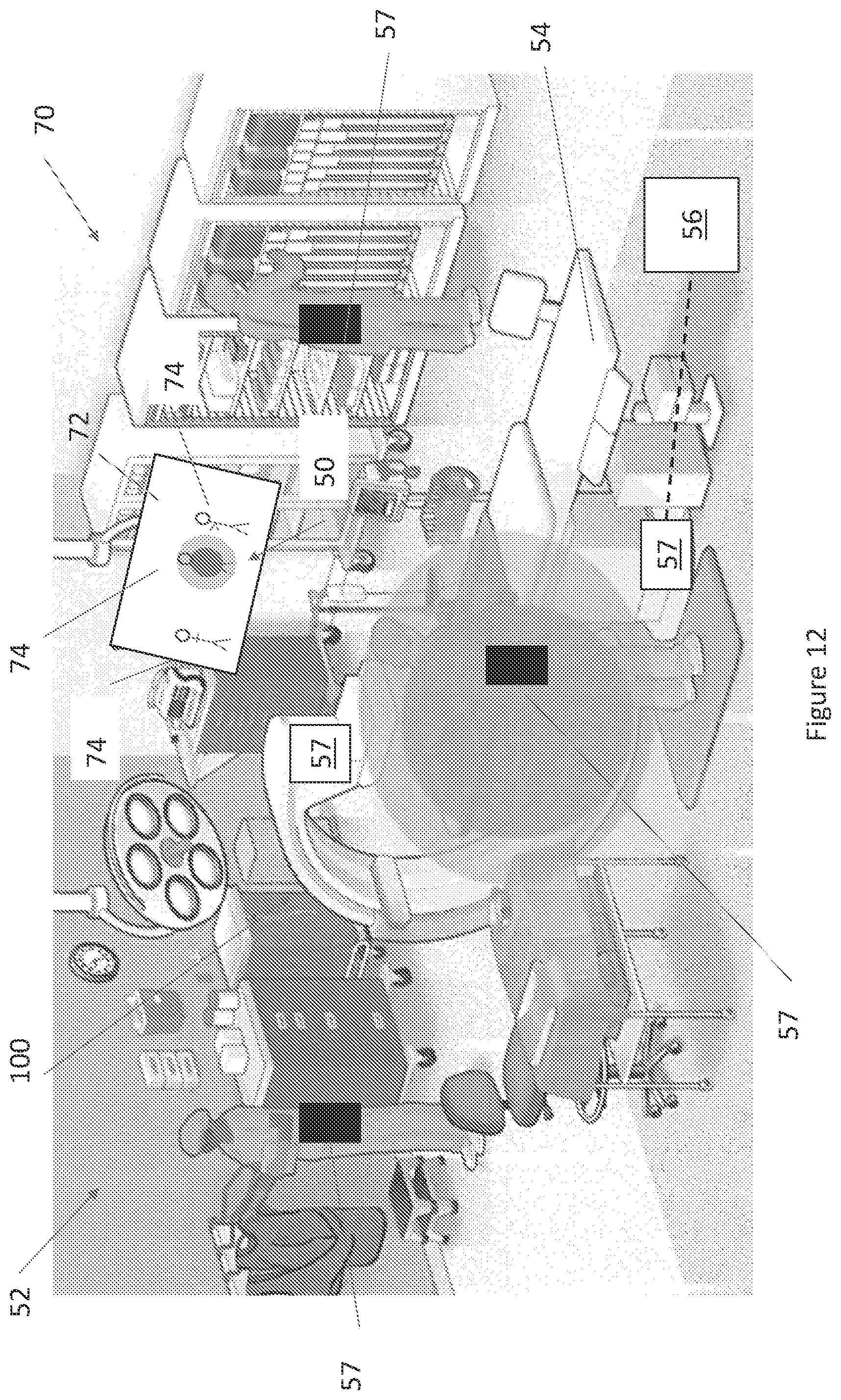Patent US11779407 Figure 12 – Monitoring medical procedures by estimated radiation exposure