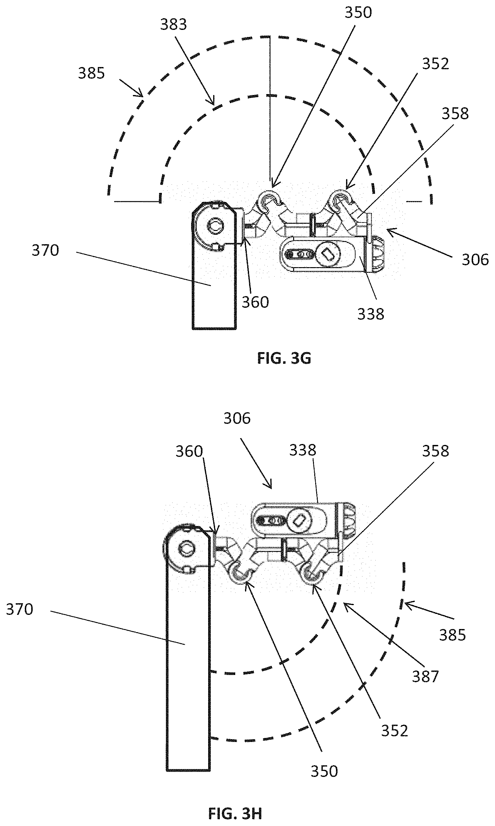 Patent US11779410 Figure 8 – Control console including an input arm for control of a surgical mechanical arm