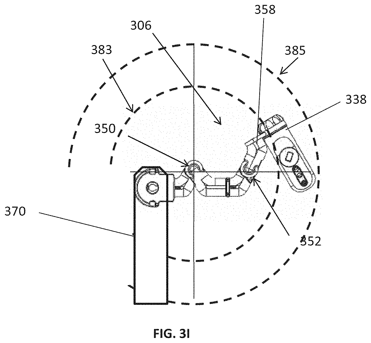 Patent US11779410 Figure 9 – Control console including an input arm for control of a surgical mechanical arm