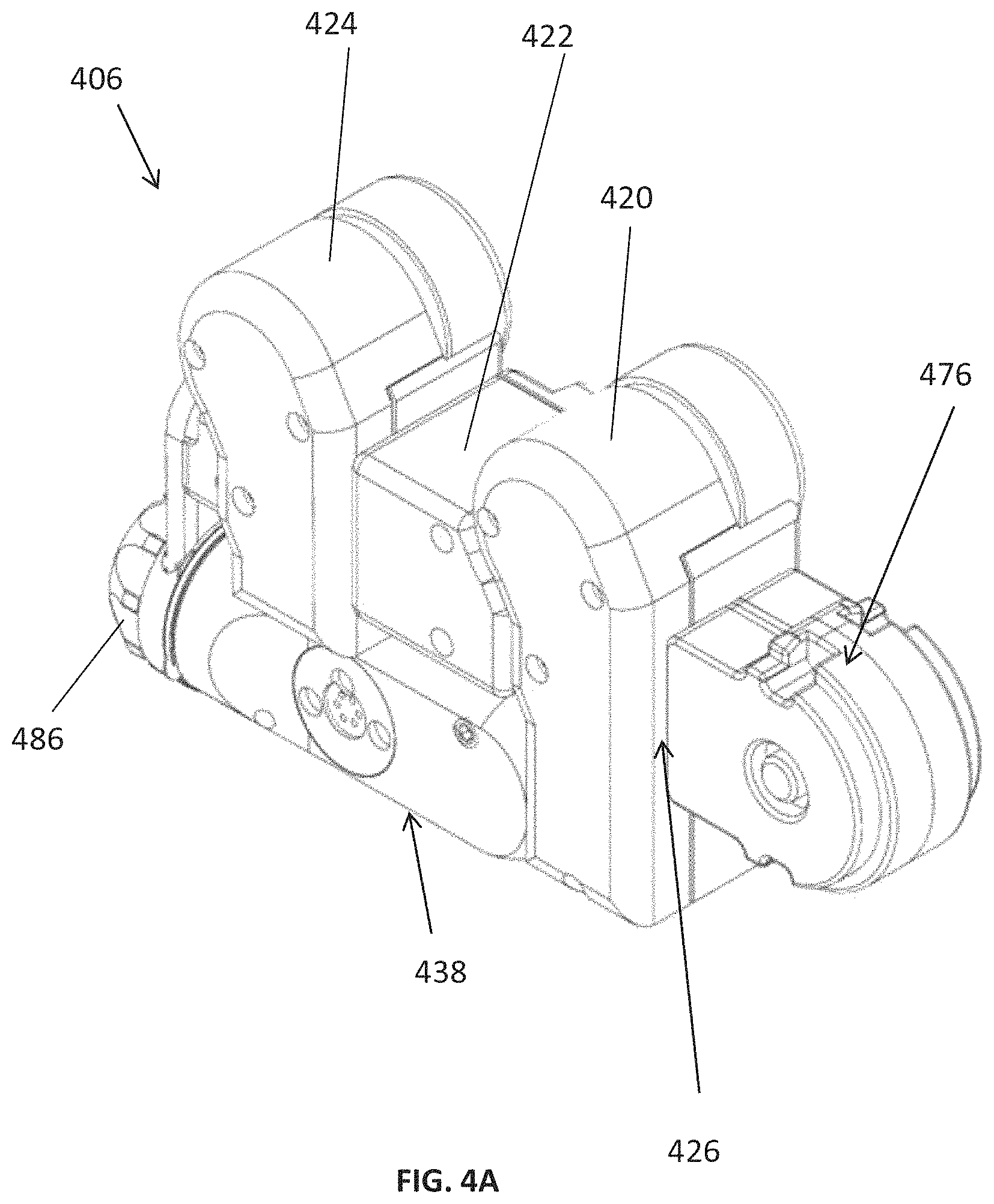 Patent US11779410 Figure 10 – Control console including an input arm for control of a surgical mechanical arm