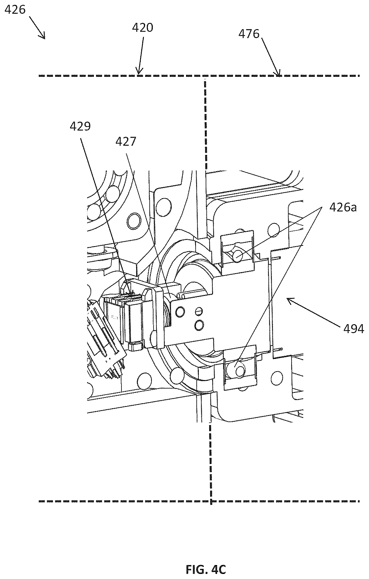 Patent US11779410 Figure 12 – Control console including an input arm for control of a surgical mechanical arm