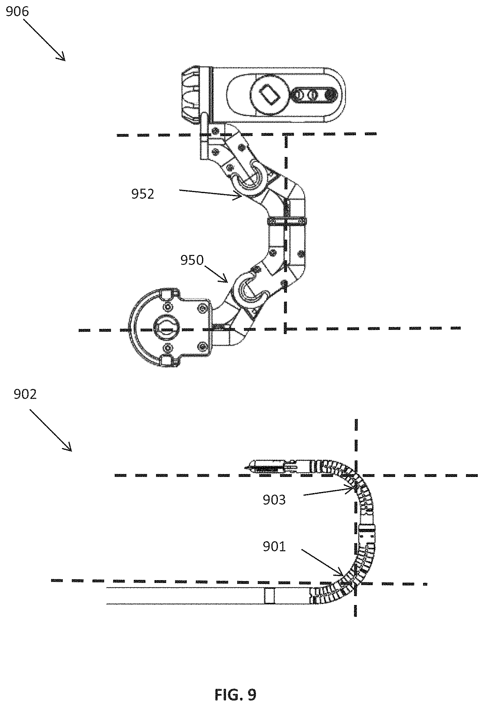 Patent US11779410 Figure 18 – Control console including an input arm for control of a surgical mechanical arm