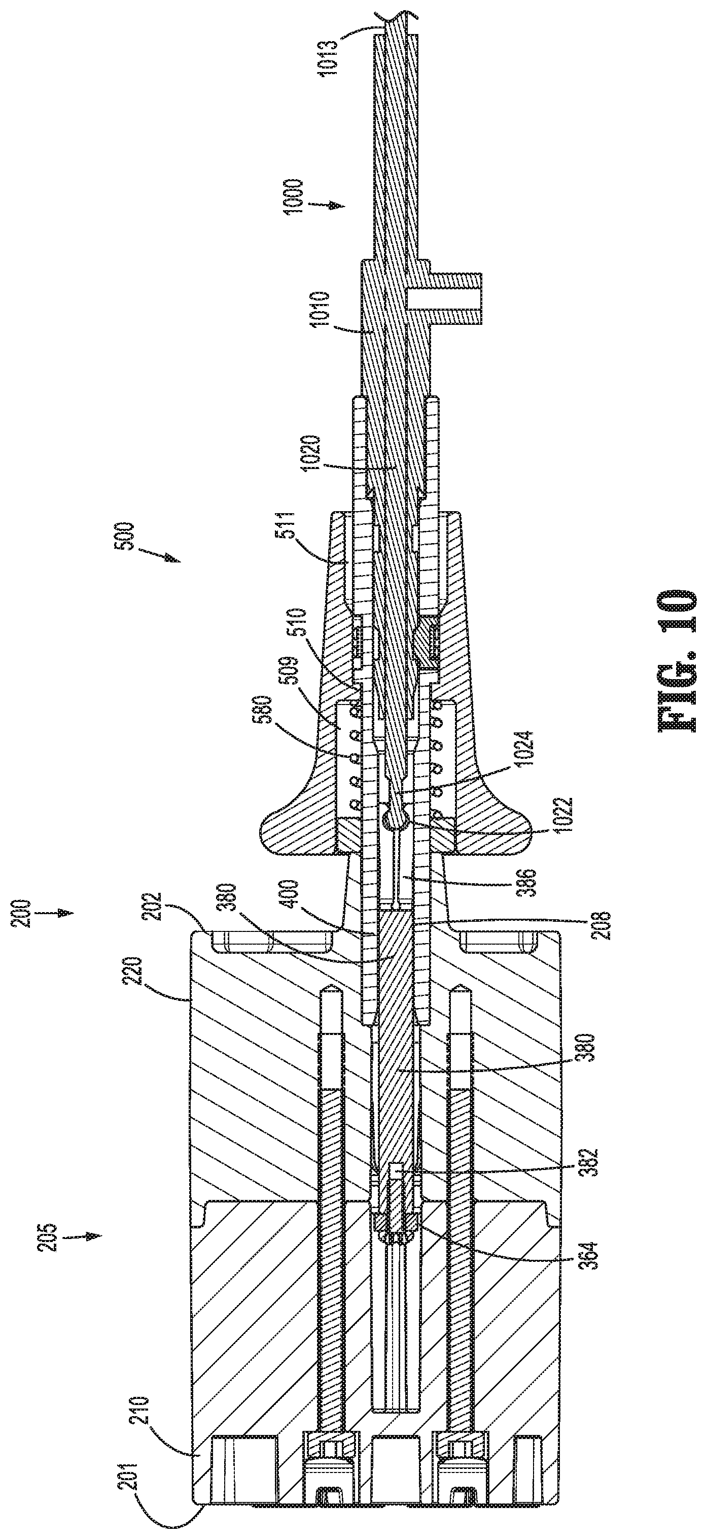 Patent US11779416 Figure 10 – Robotic surgical systems and instrument drive assemblies