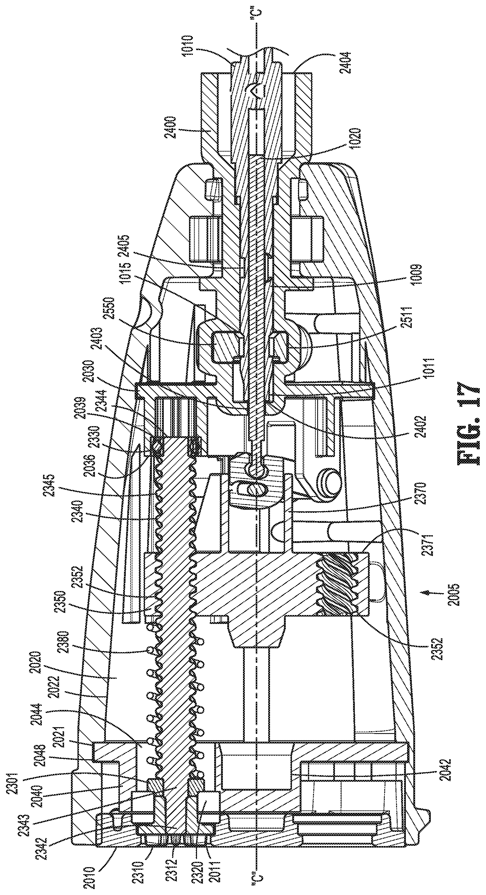 Patent US11779416 Figure 16 – Robotic surgical systems and instrument drive assemblies