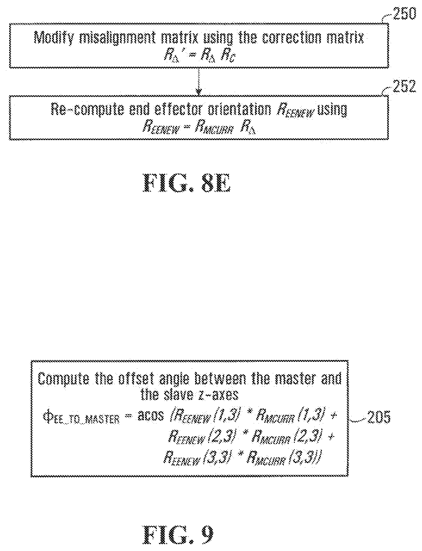 Patent US11779419 Figure 12 – Autonomous correction of alignment error in a master-slave robotic system