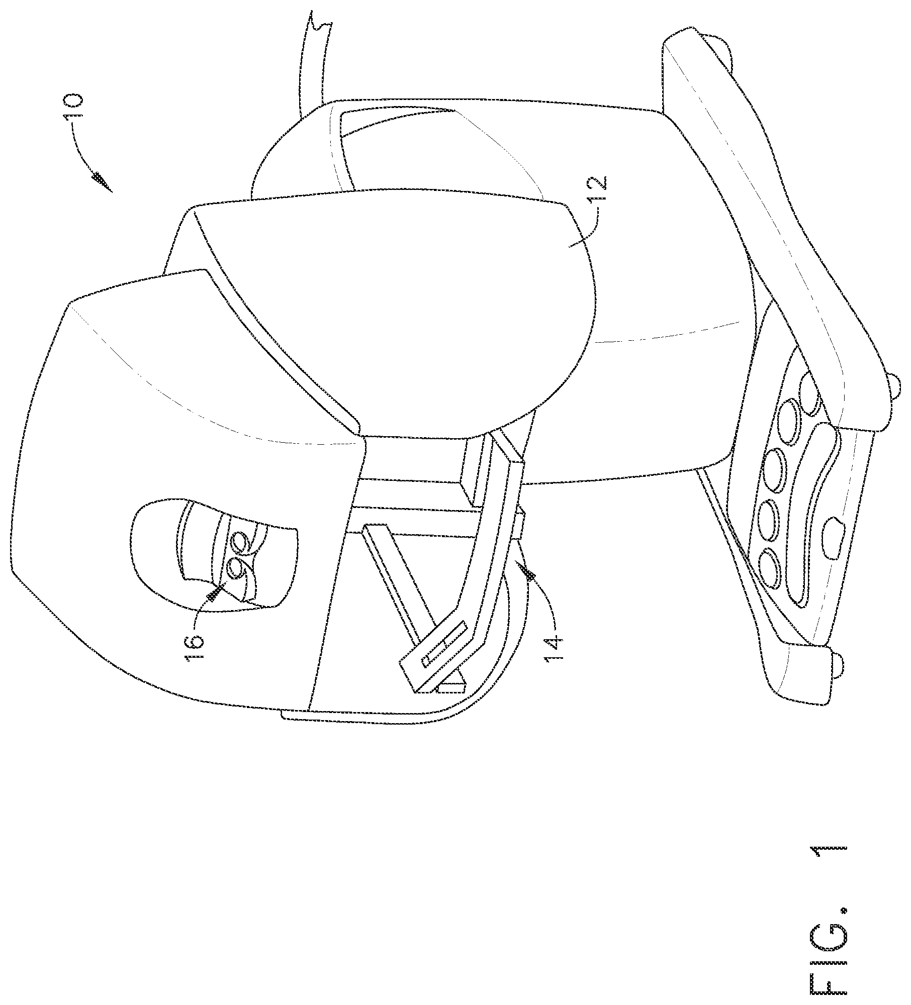 Patent US11779420 Figure 1 – Robotic surgical attachments having manually-actuated retraction assemblies