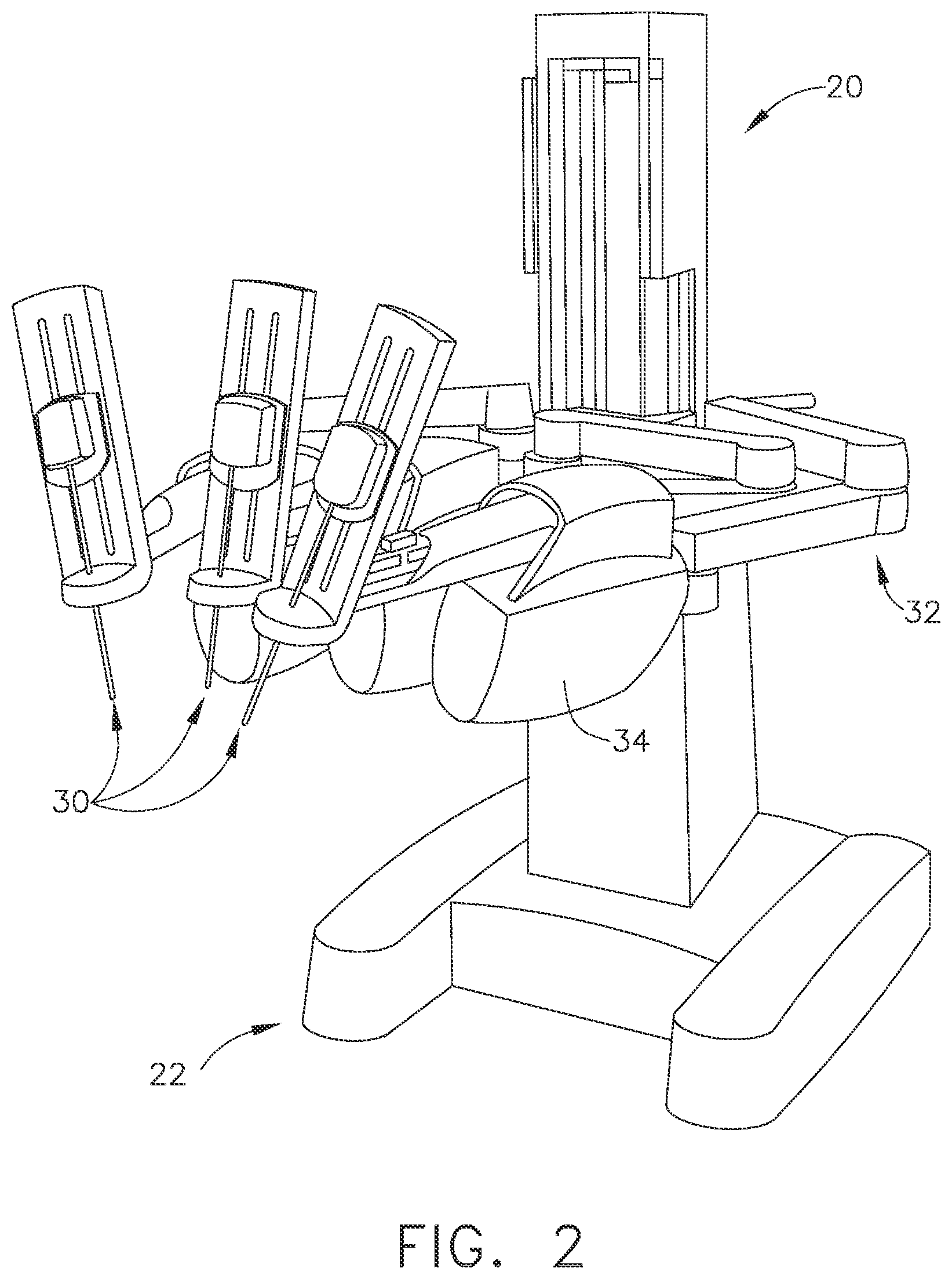 Patent US11779420 Figure 2 – Robotic surgical attachments having manually-actuated retraction assemblies