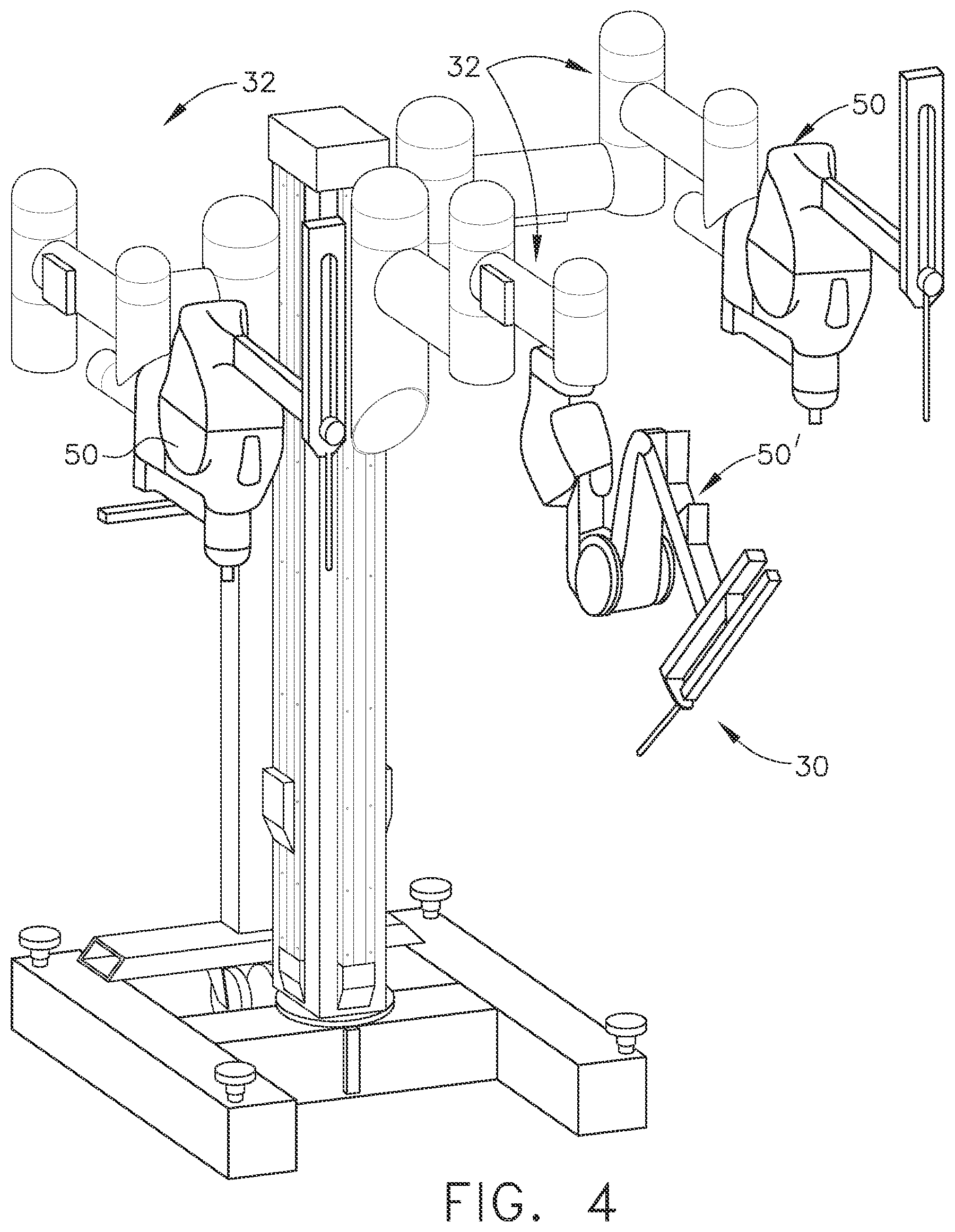 Patent US11779420 Figure 4 – Robotic surgical attachments having manually-actuated retraction assemblies