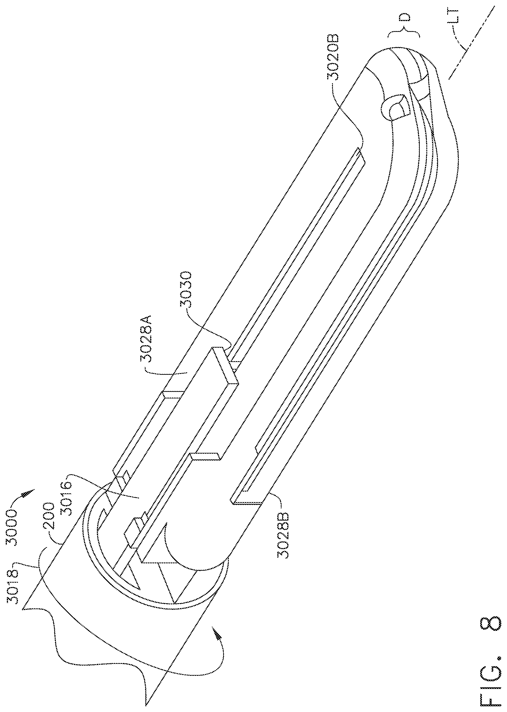Patent US11779420 Figure 8 – Robotic surgical attachments having manually-actuated retraction assemblies
