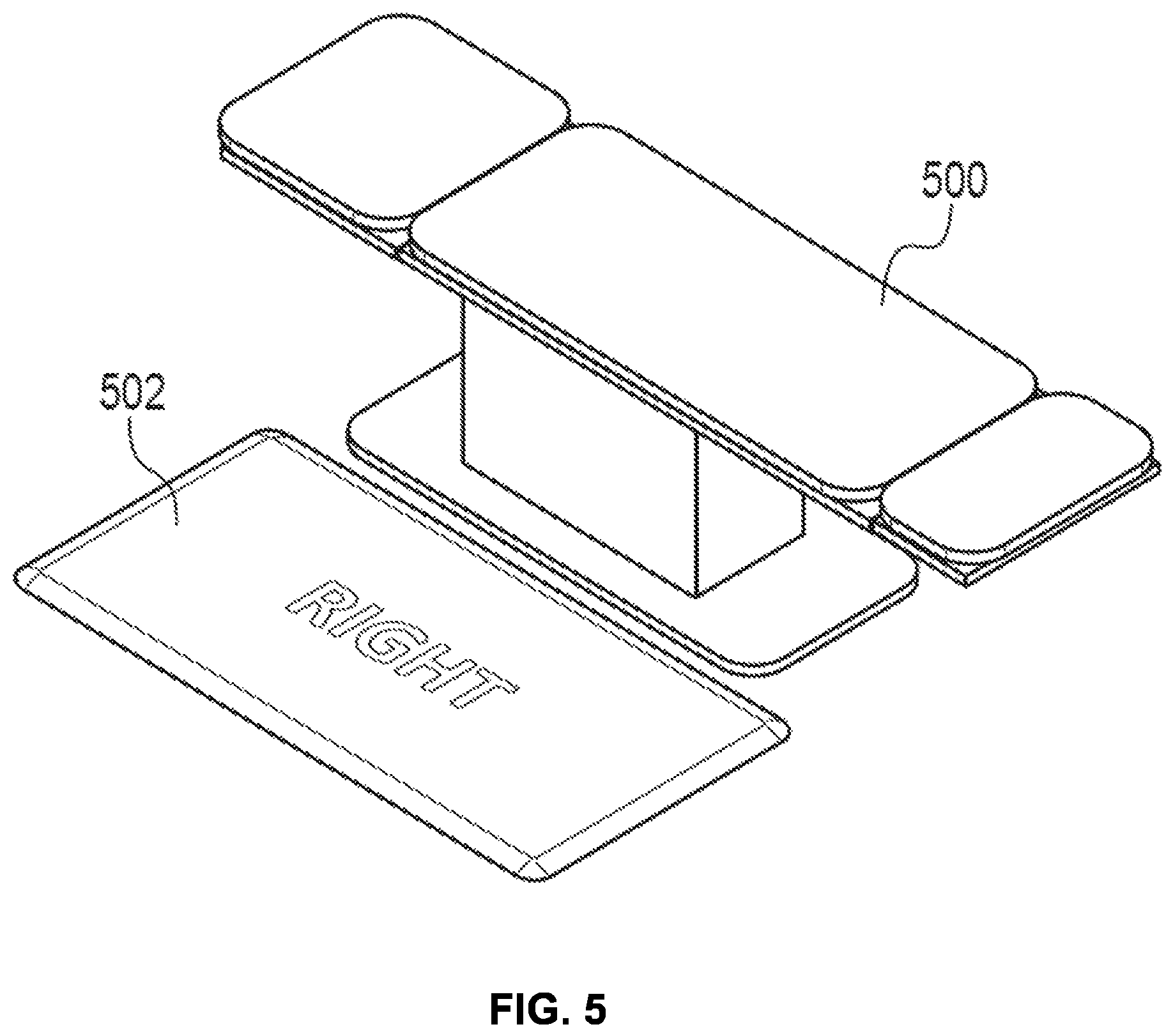 Patent US11779425 Figure 8 – Surgical mat and surgical marking pen to prevent wrong-site surgery