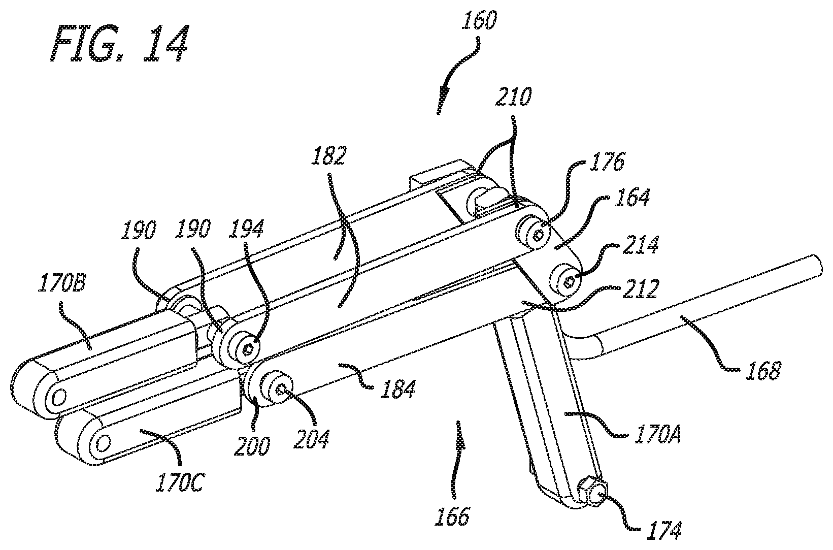 Patent US11779426 Figure 15 – Radiation mitigation system for use with a surgical frame