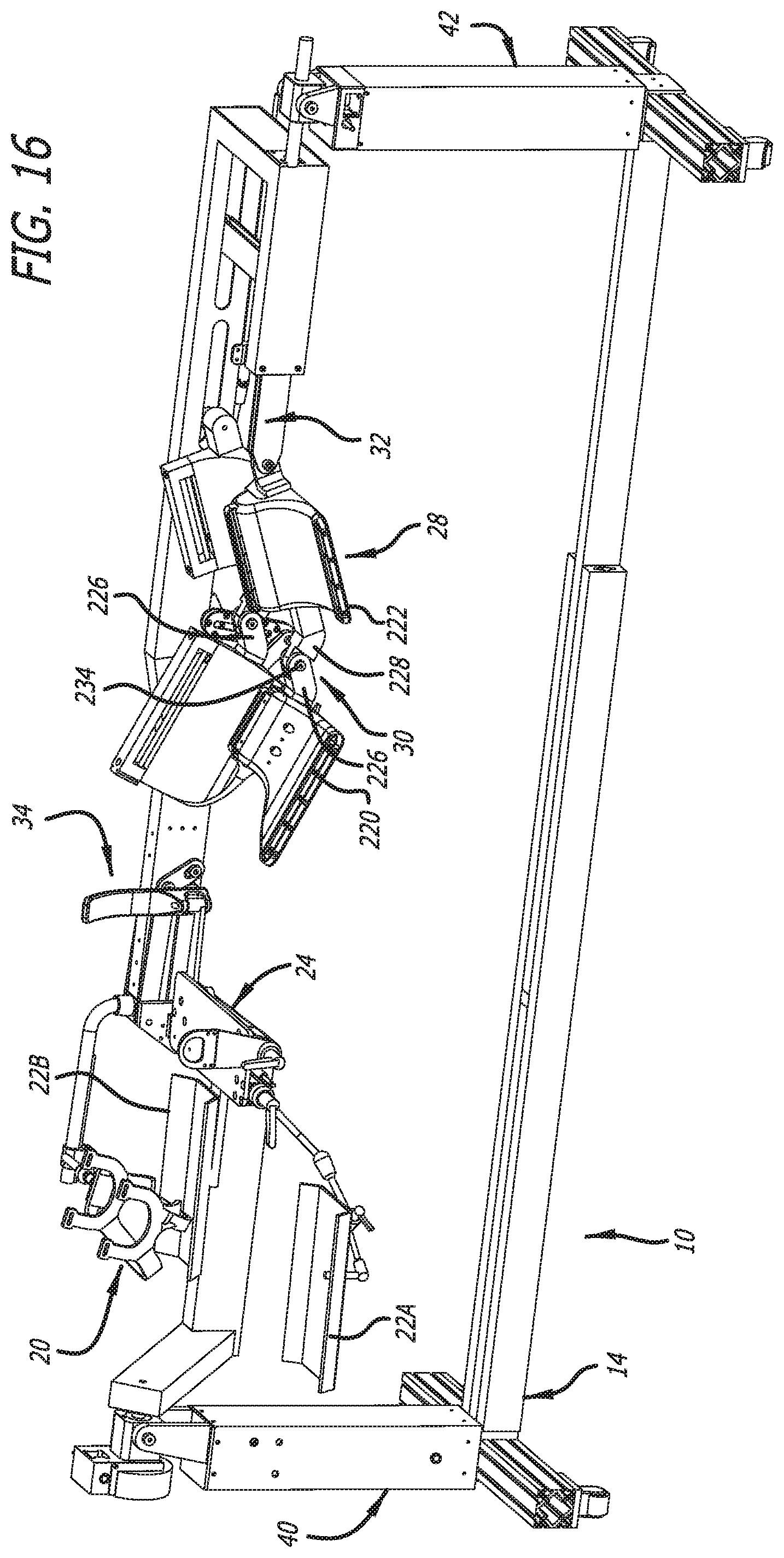 Patent US11779426 Figure 17 – Radiation mitigation system for use with a surgical frame
