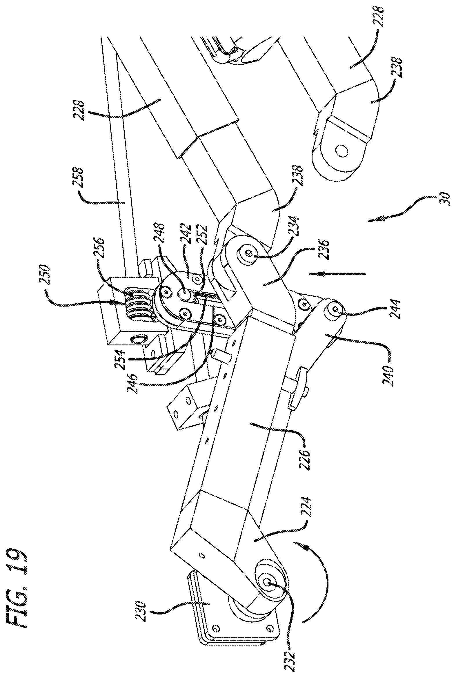 Patent US11779426 Figure 20 – Radiation mitigation system for use with a surgical frame