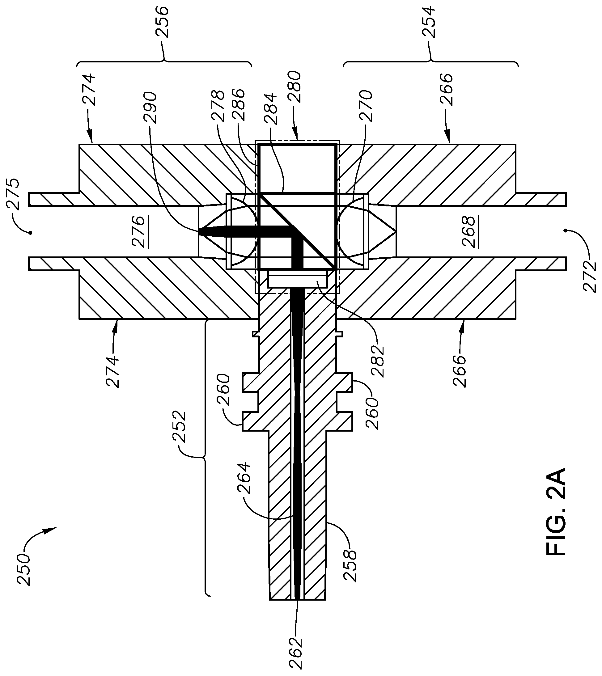 Patent US11779427 Figure 2 – Multiple-input-coupled illuminated multi-spot laser probe
