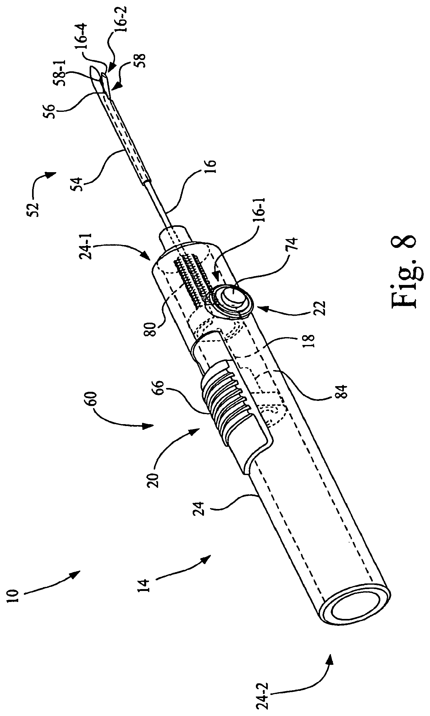 Patent US11779431 Figure 6 – Marker delivery device for tissue marker placement