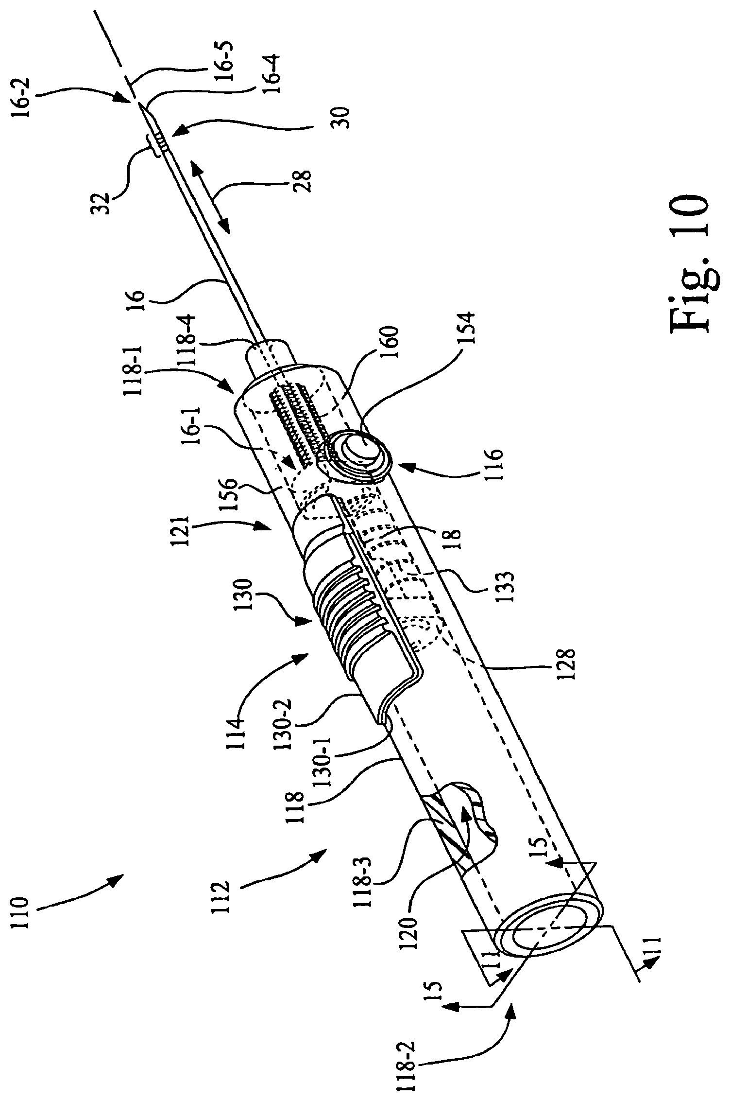 Patent US11779431 Figure 8 – Marker delivery device for tissue marker placement