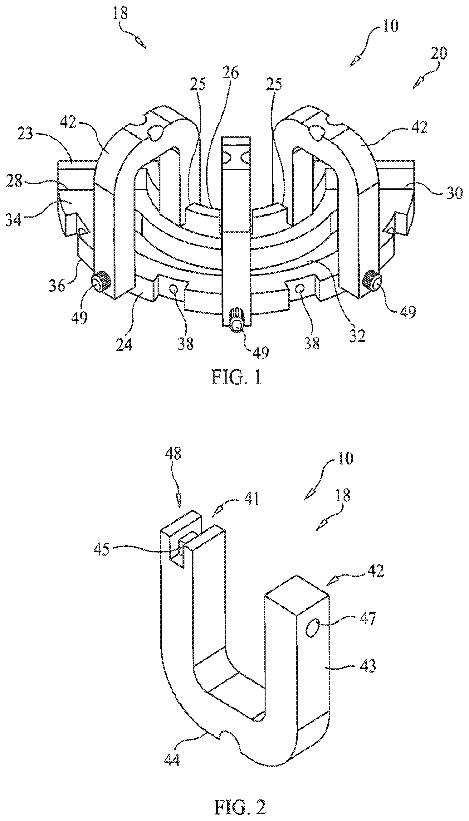 Patent US11779434 Figure 1 – Bone foundation guide system and method