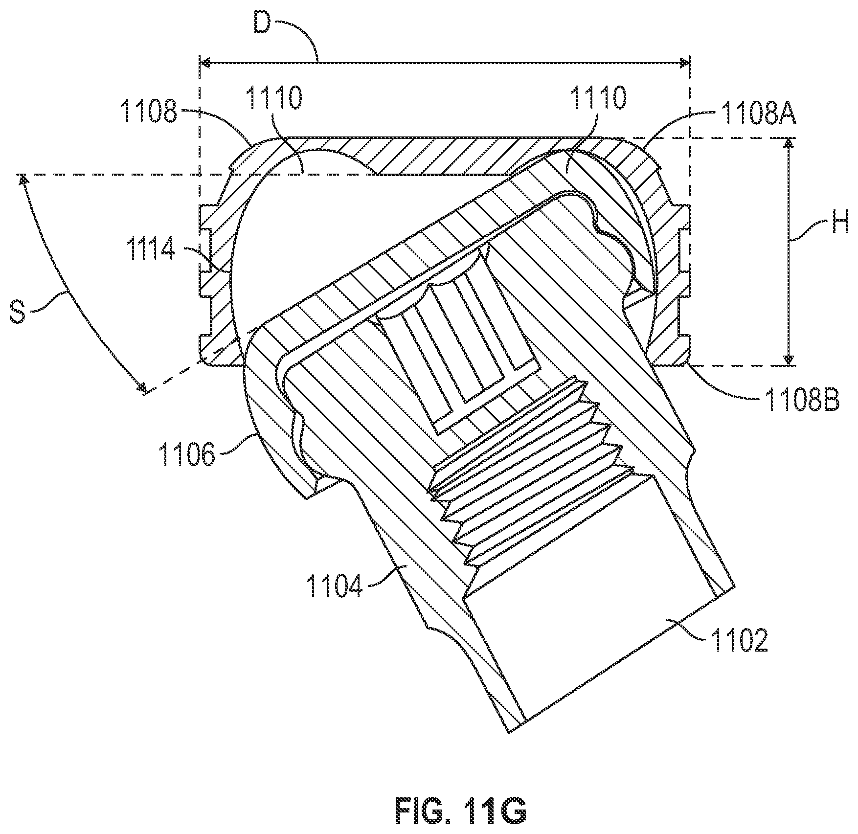 Patent US11779438 Figure 12 – Fixed hybrid dental attachment assembly and methods of use