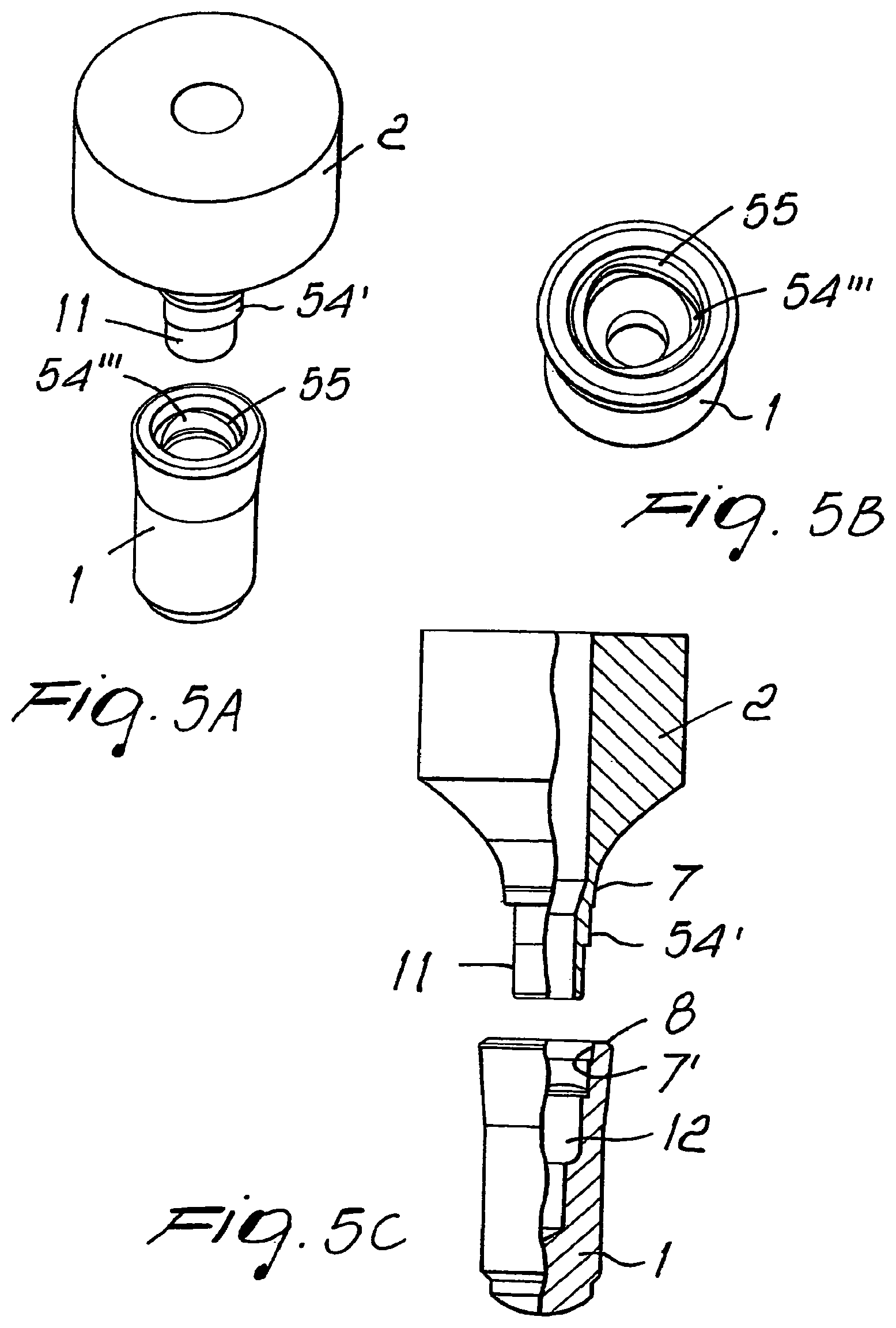 Patent US11779439 Figure 6 – Coupling for a multi-part dental implant system