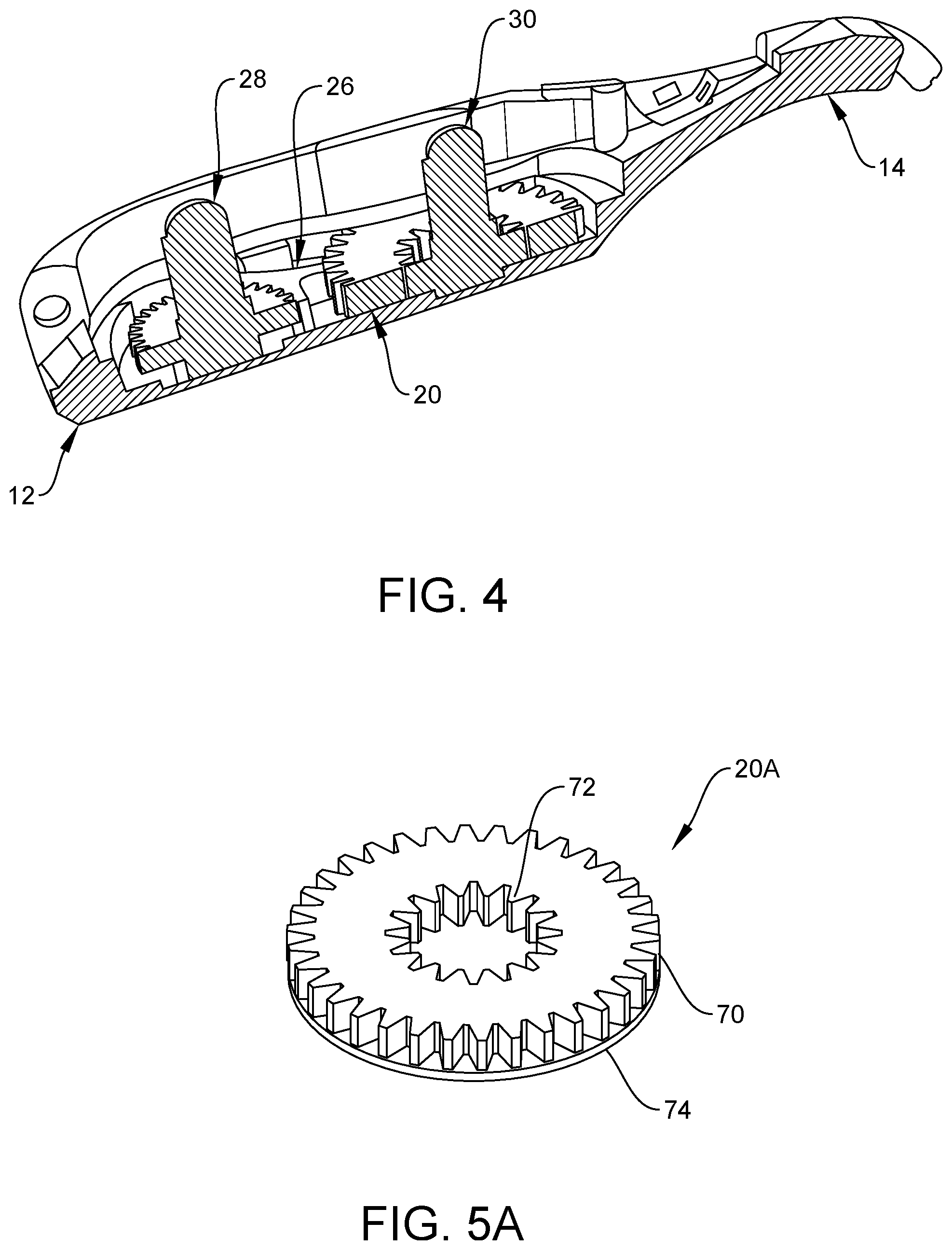 Patent US11779441 Figure 3 – Dental flosser with floss tensioner