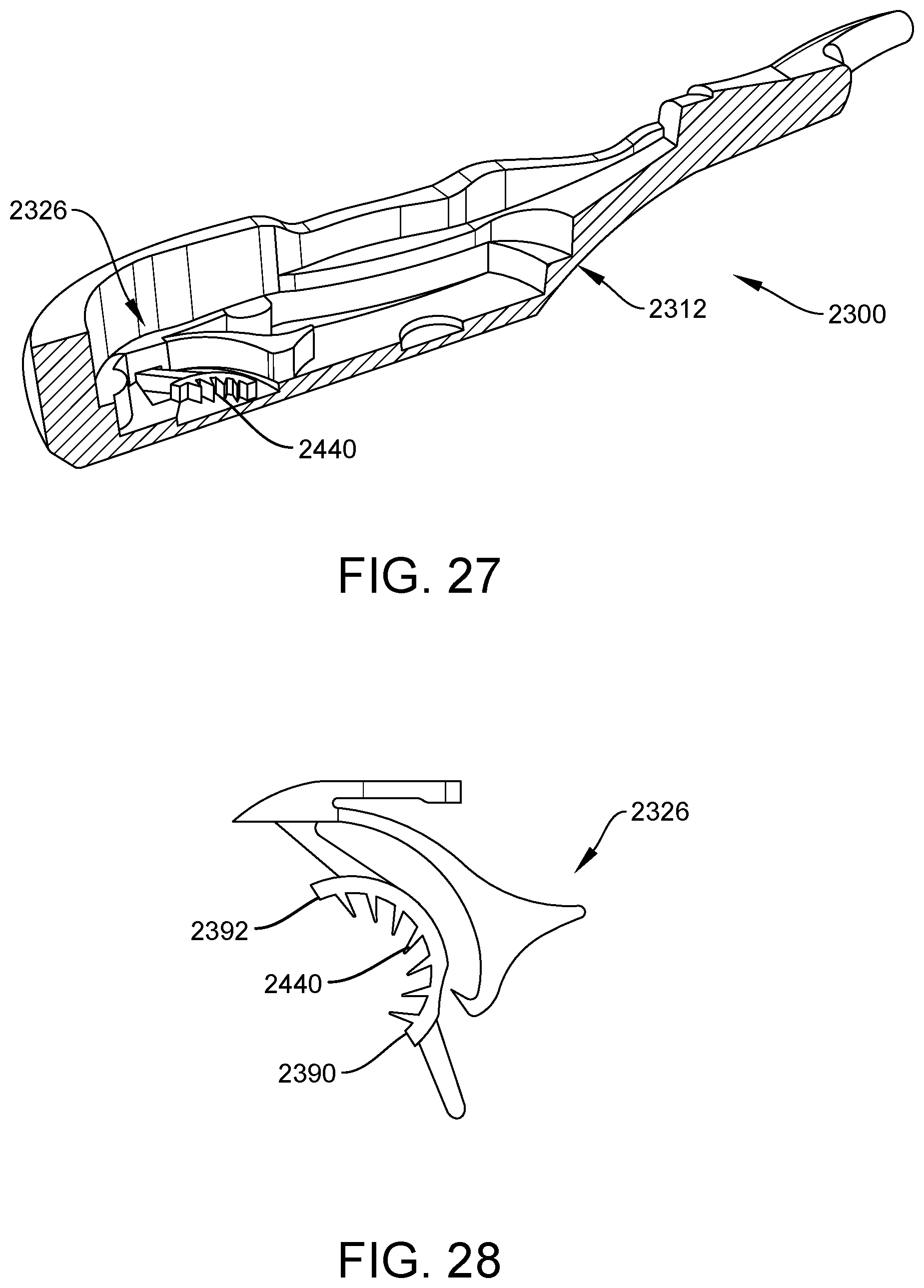 Patent US11779441 Figure 13 – Dental flosser with floss tensioner