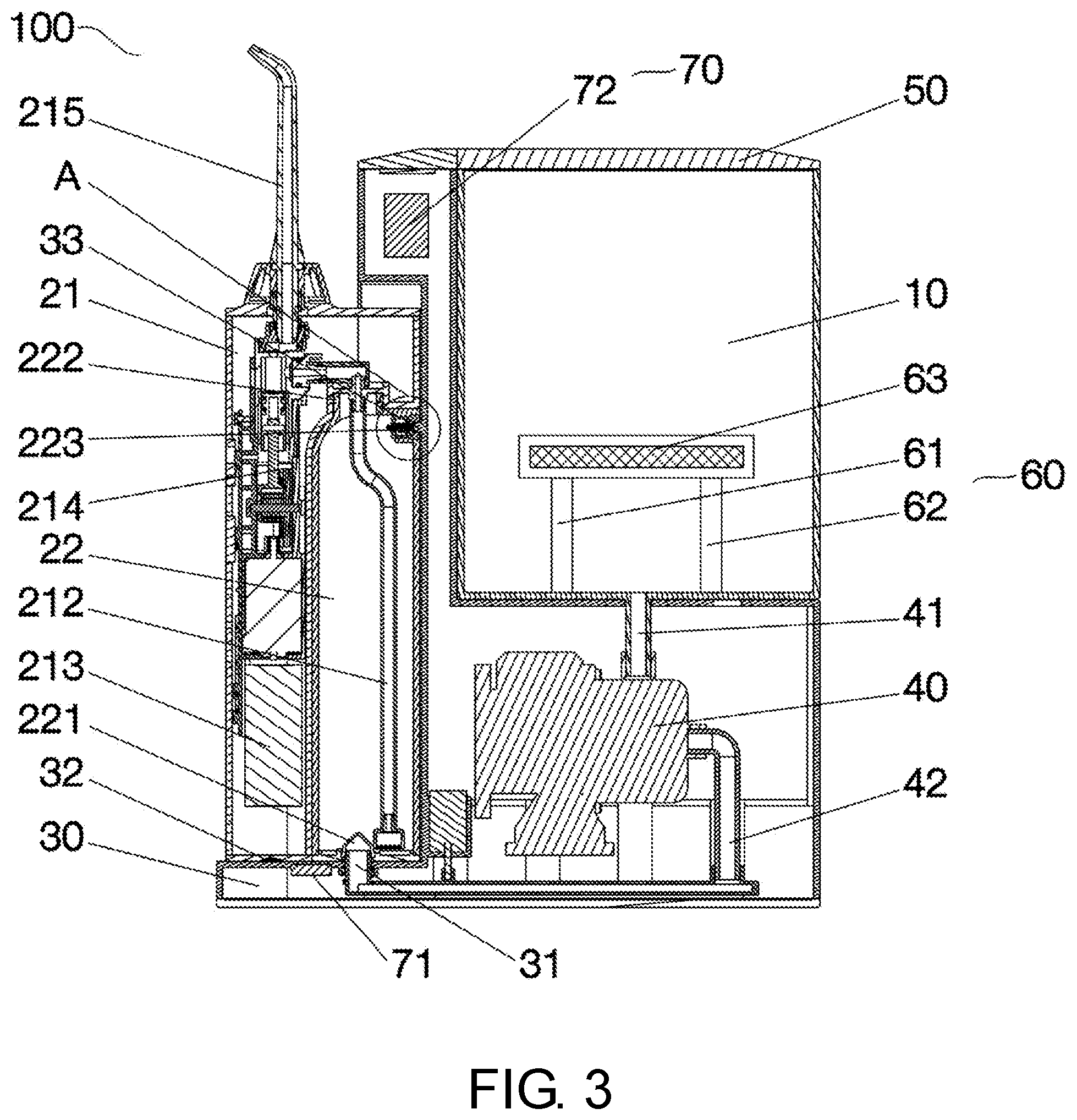 Patent US11779442 Figure 3 – Teeth cleaning apparatus