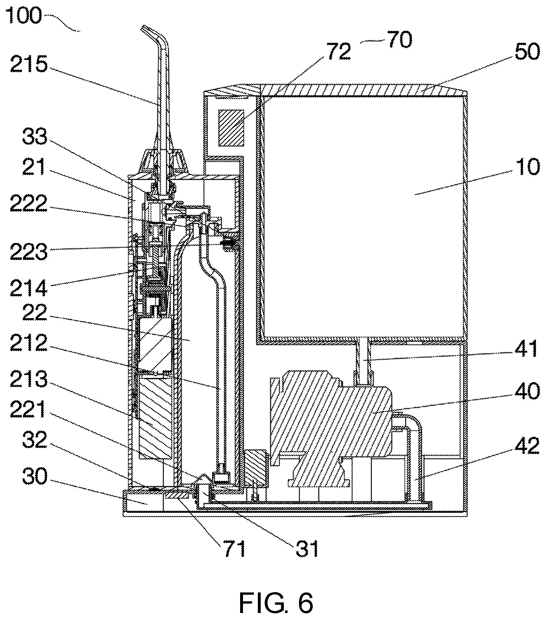 Patent US11779442 Figure 5 – Teeth cleaning apparatus