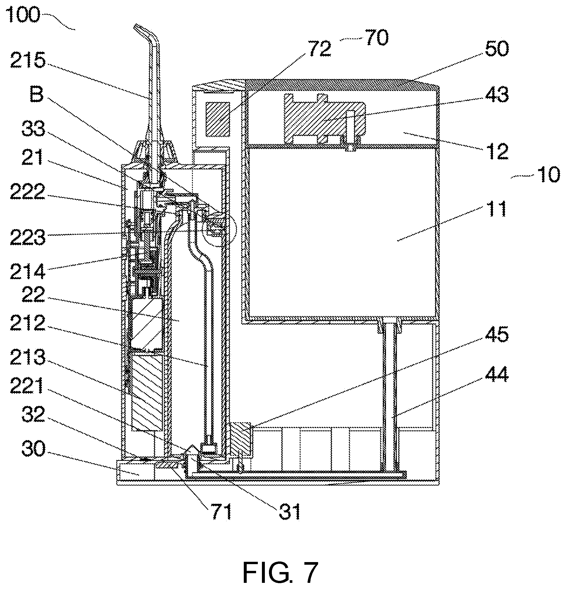 Patent US11779442 Figure 6 – Teeth cleaning apparatus