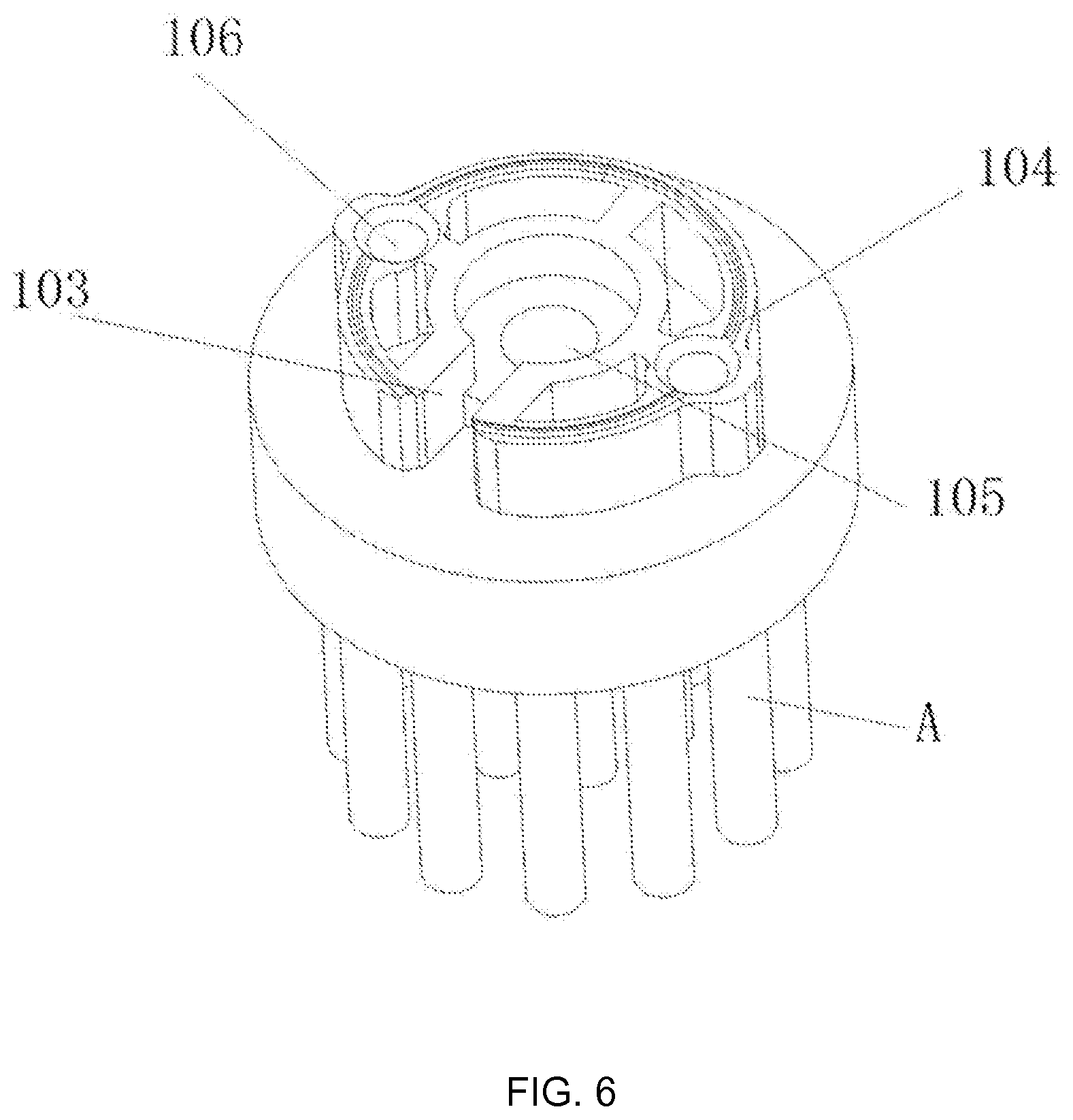 Patent US11779443 Figure 6 – Rotation type electric toothbrush