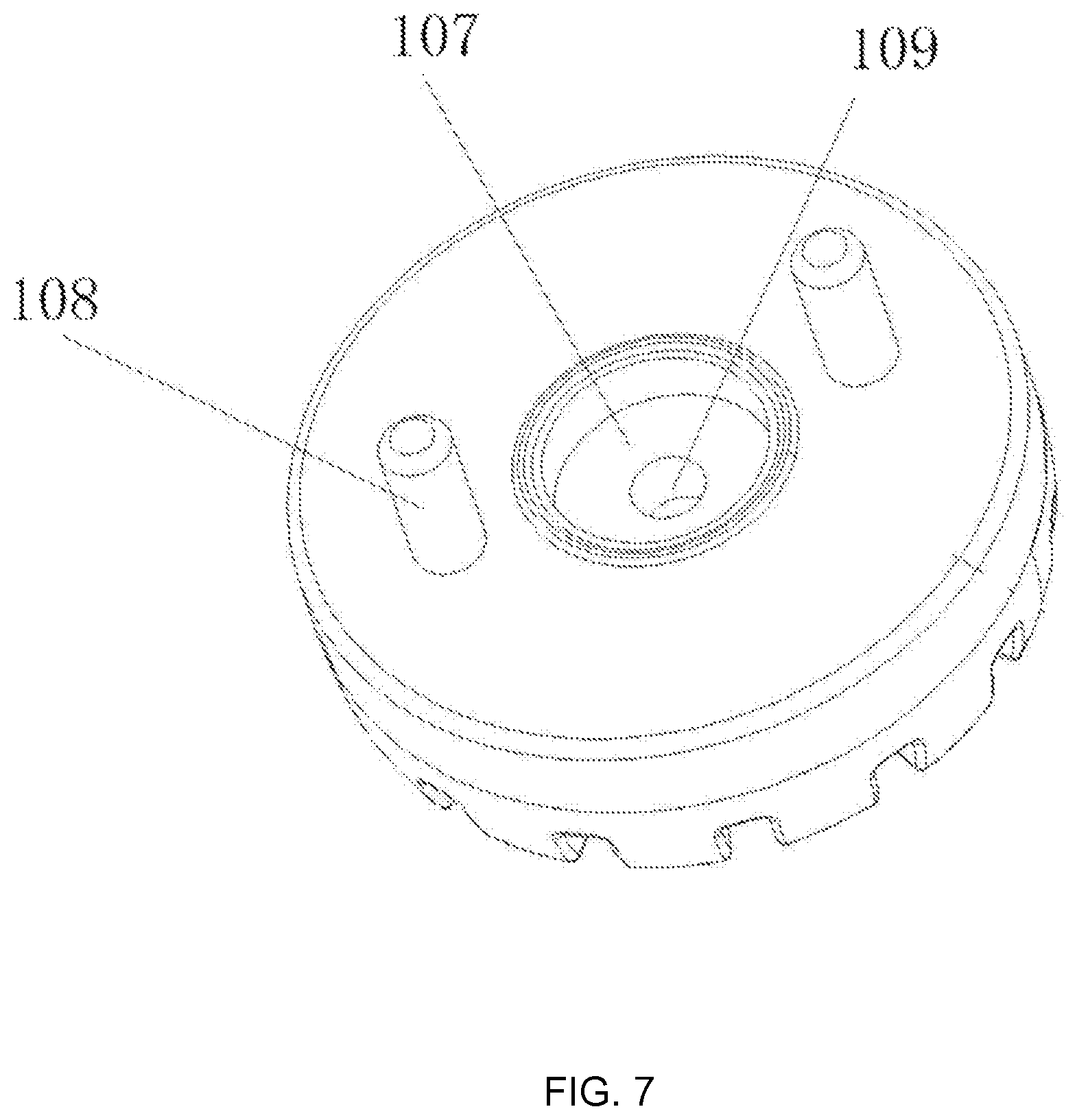 Patent US11779443 Figure 7 – Rotation type electric toothbrush