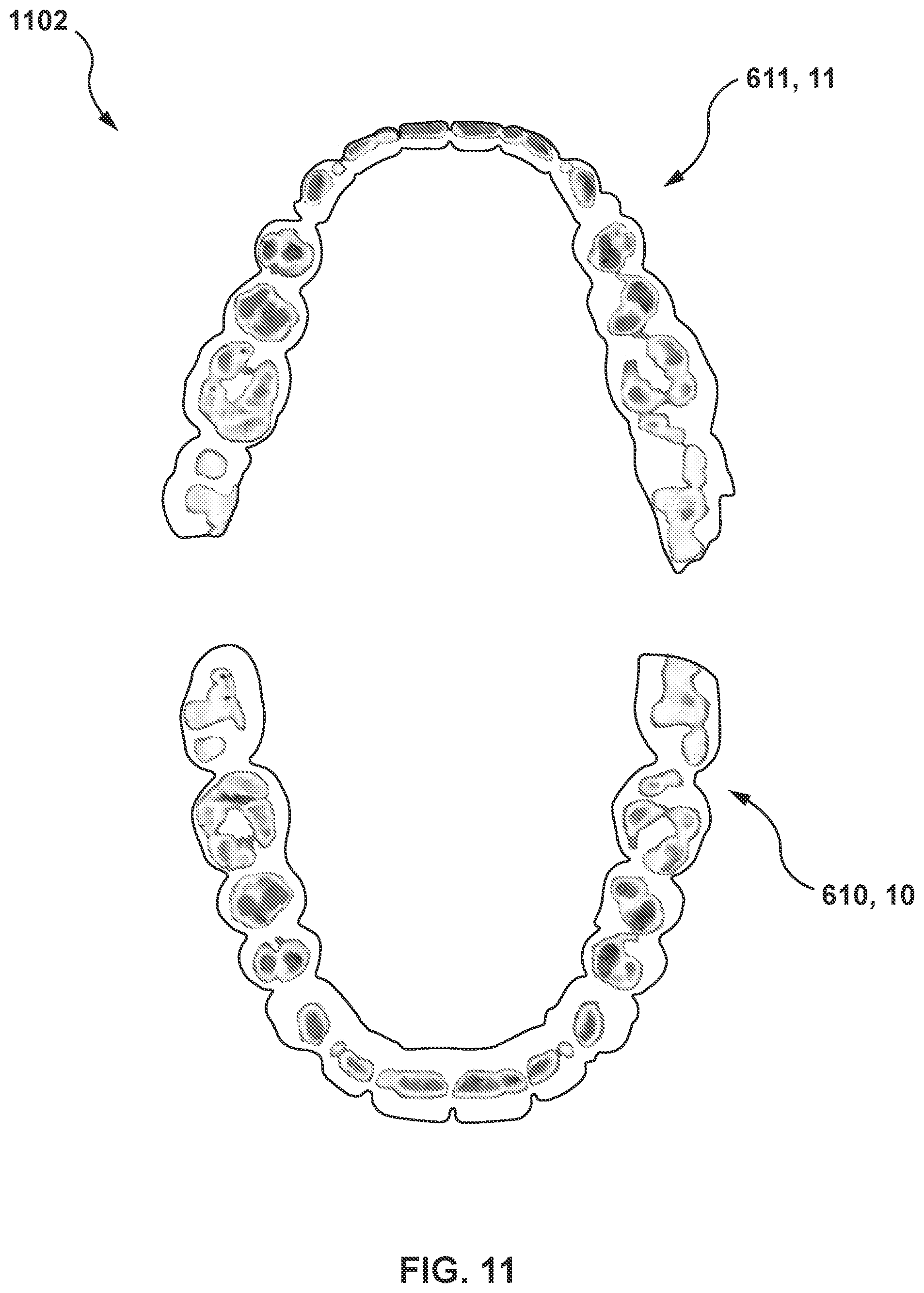 Patent US11779445 Figure 8 – Systems and methods for determining a bite position between teeth of a subject