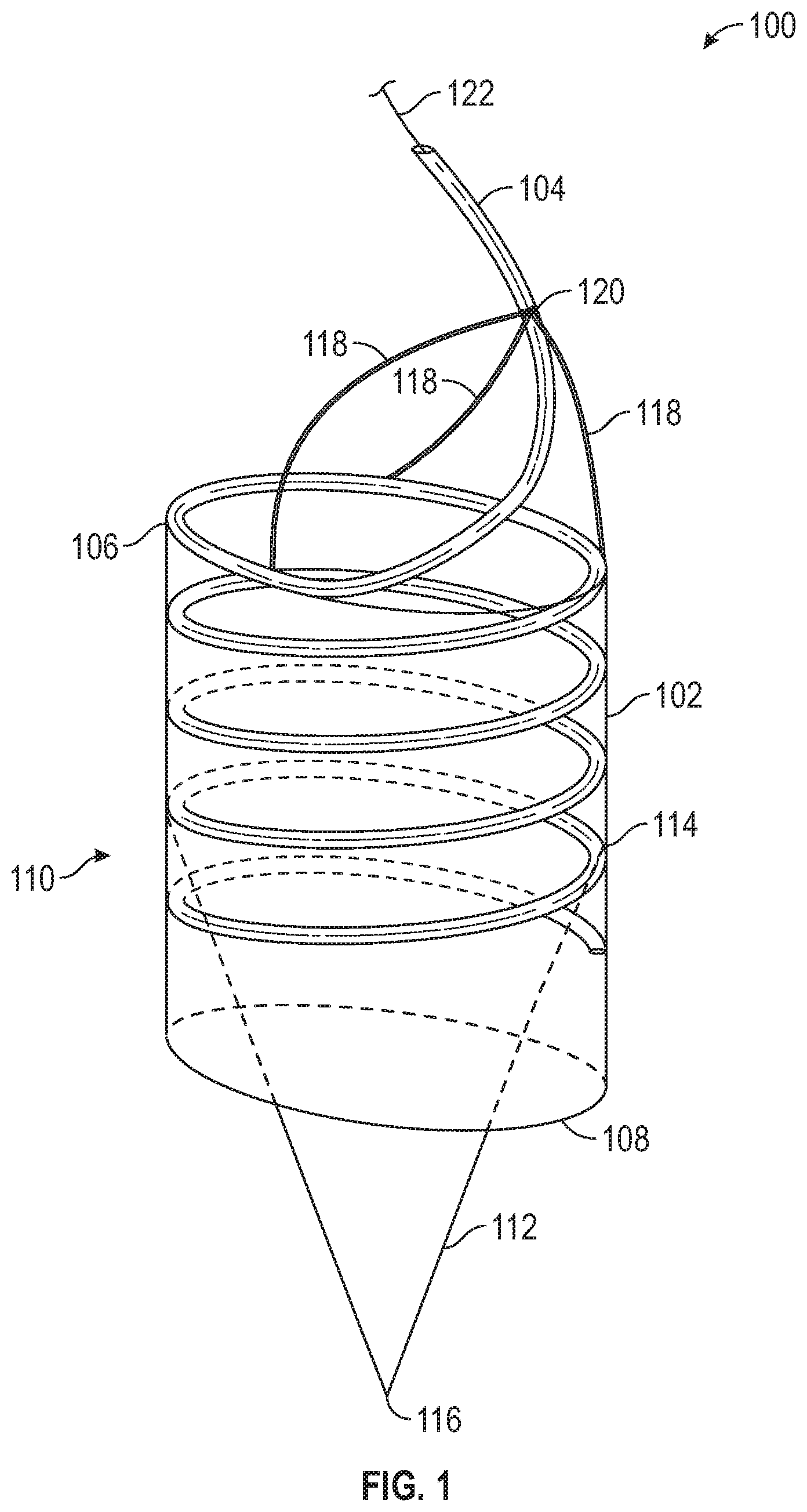 Patent US11779451 Figure 1 – Peripheral vascular filtration systems and methods