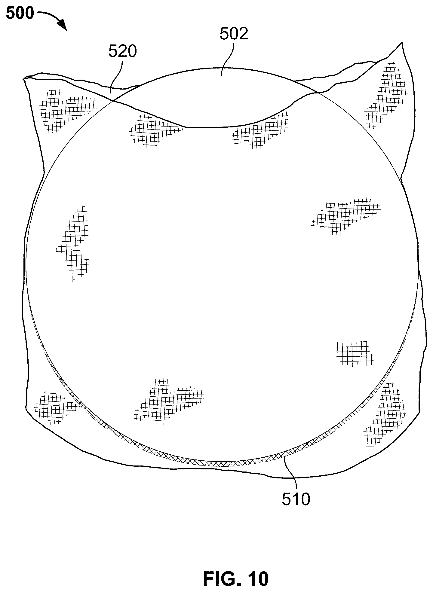 Patent US11779455 Figure 8 – Medical devices to limit movement of breast implants
