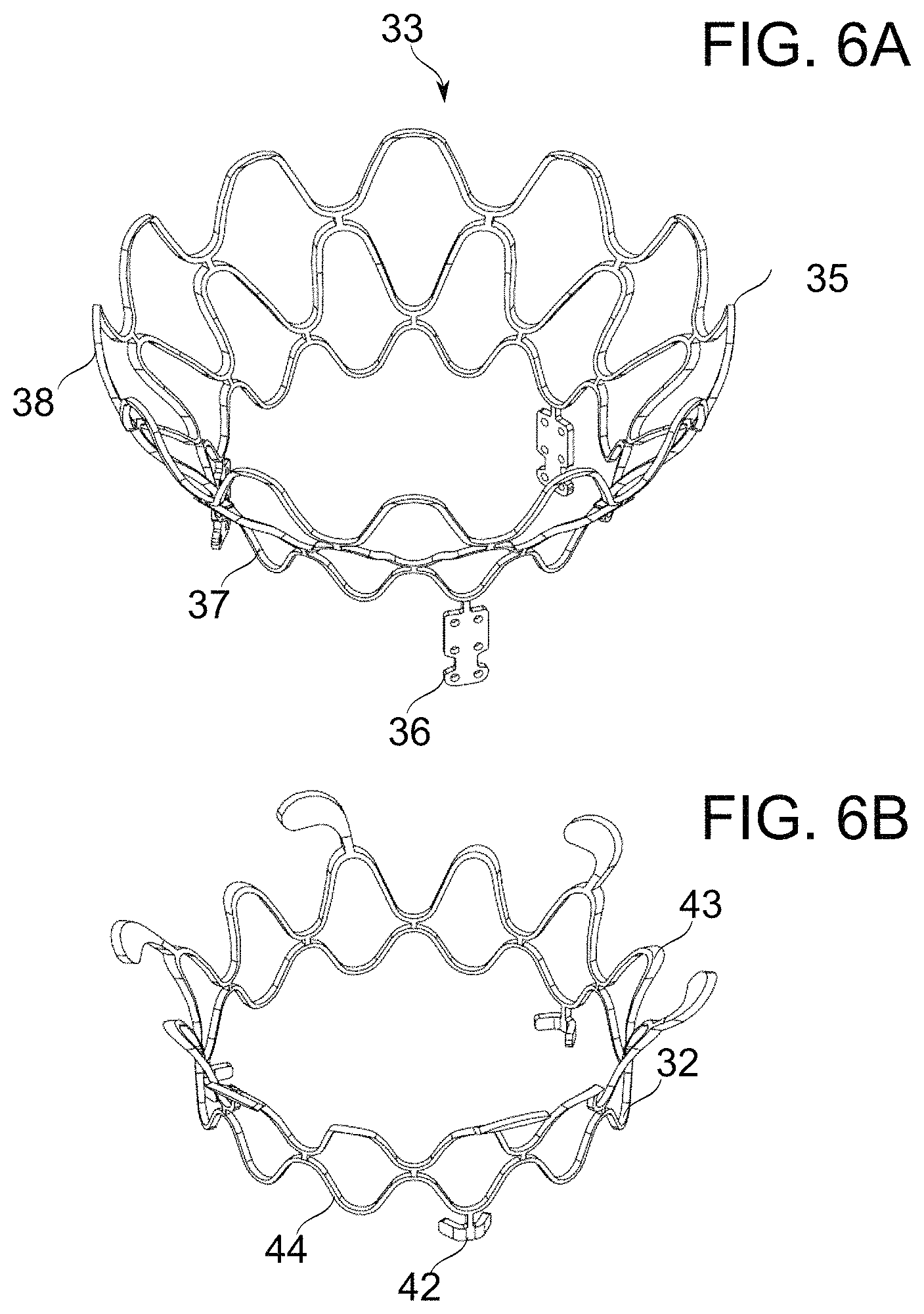 Patent US11779459 Figure 7 – Frame for prosthetic valve