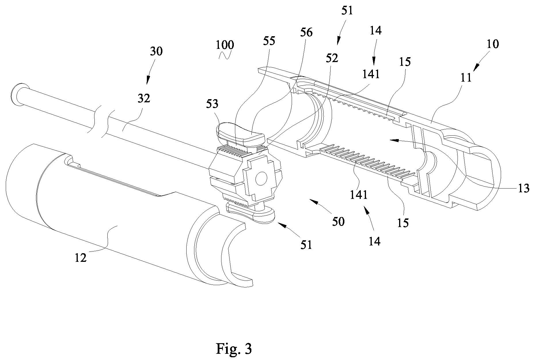 Patent US11779462 Figure 3 – Conveyor and conveyor system